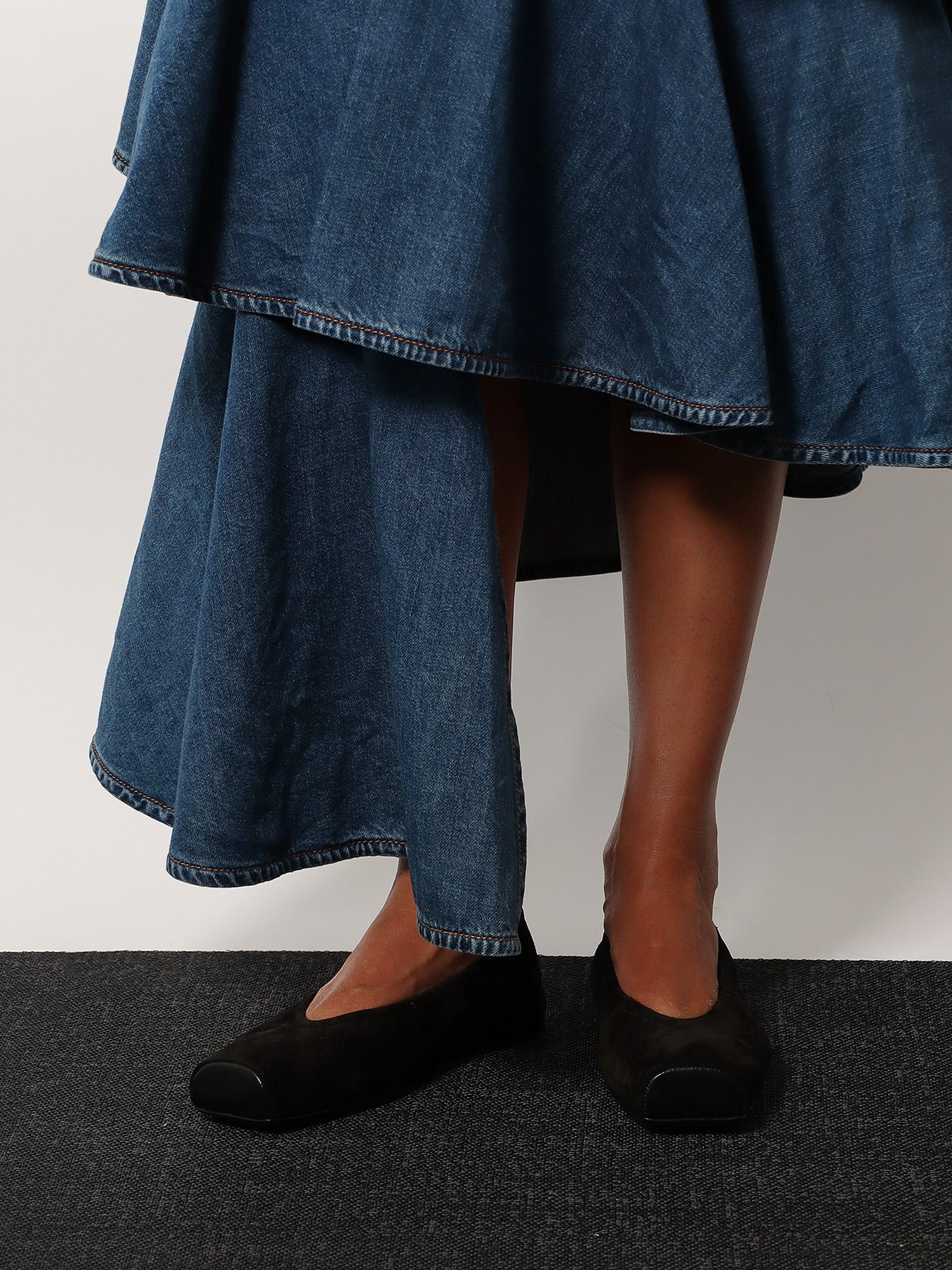Alaia Ballet Flats Suede Ballerinas - 2