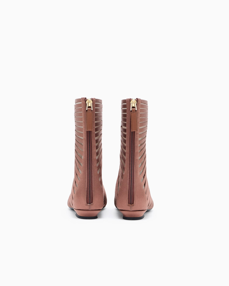 GIORGIO ARMANI SATIN AND RHINESTONE ANKLE BOOTS outlook