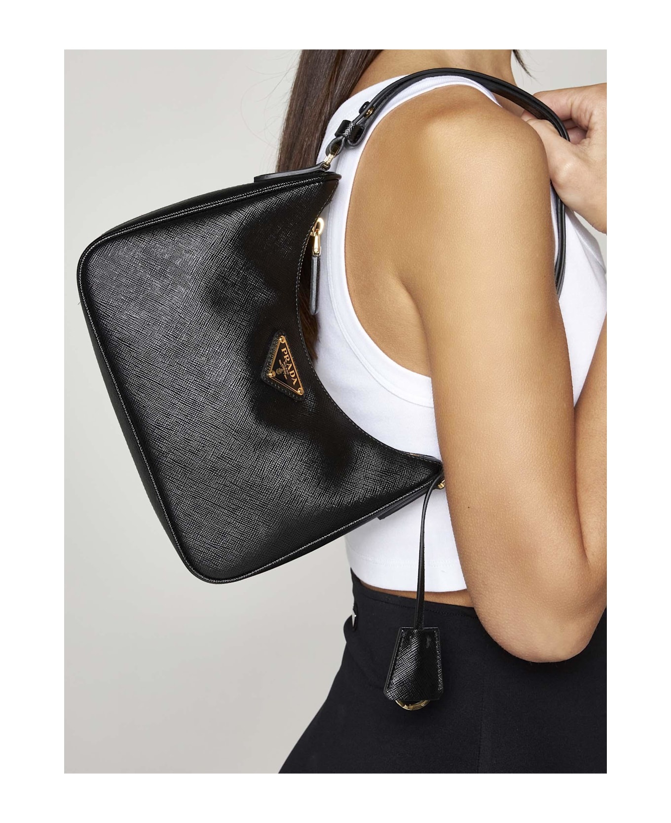 Re-edition Saffiano Leather Mini Bag - 2