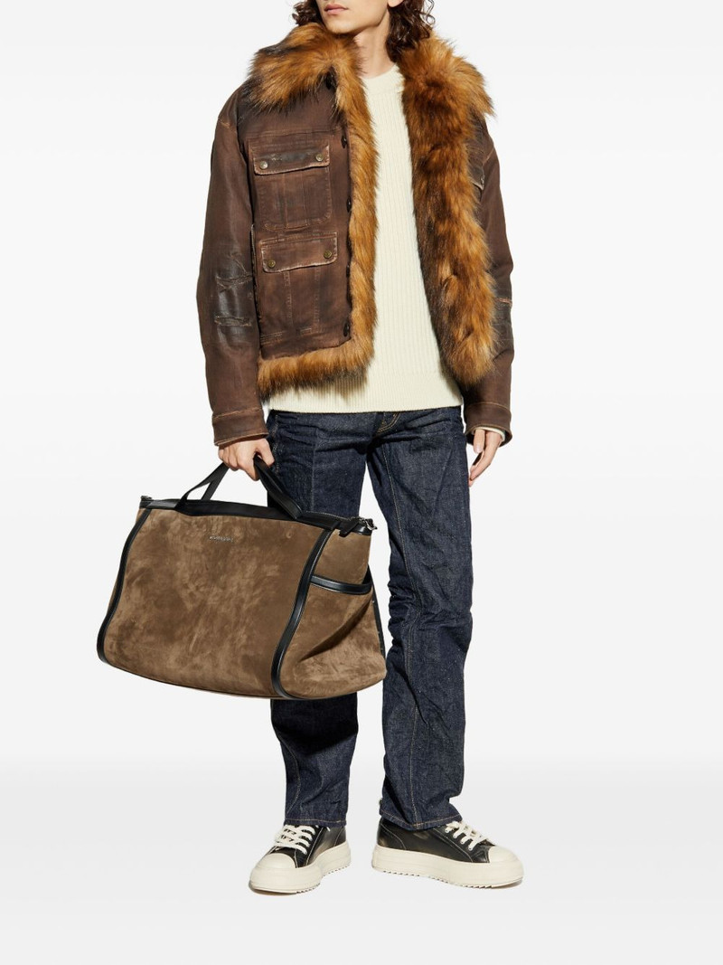 DSQUARED2 button fastening ruched trousers outlook