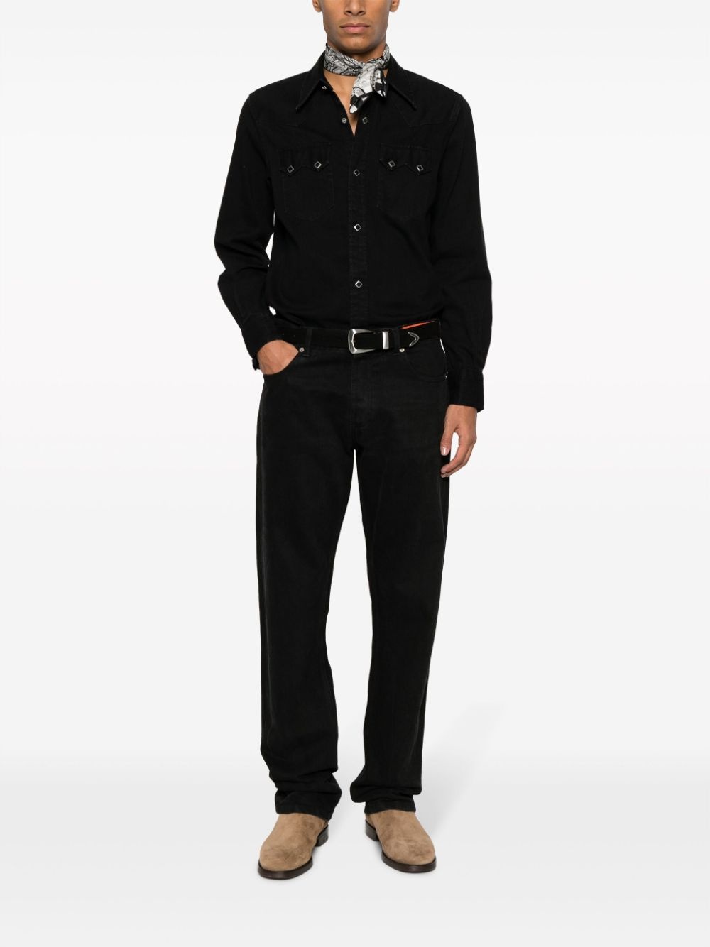 button-up cotton shirt - 2