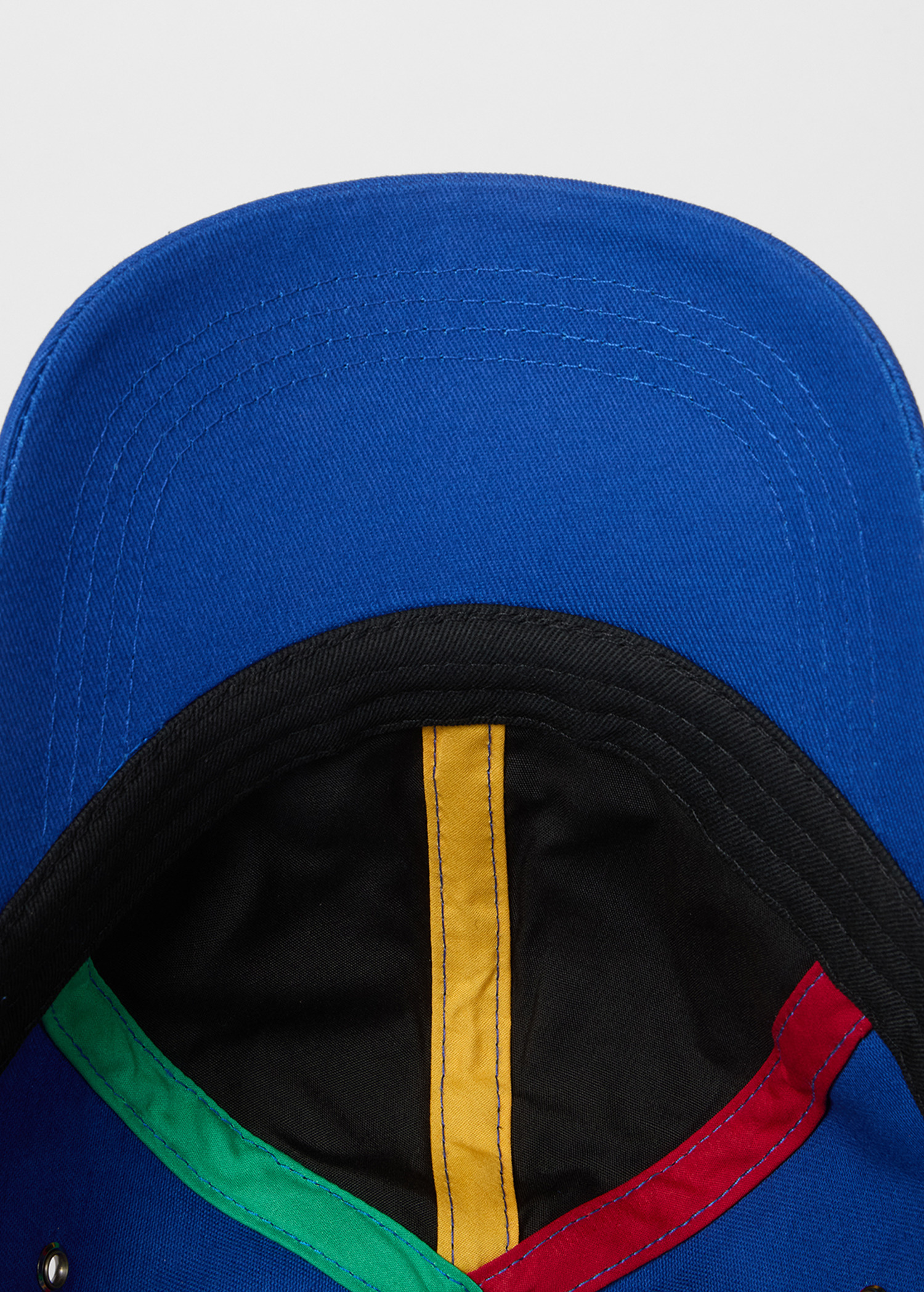 Blue Cotton-Twill Quote Cap - 5