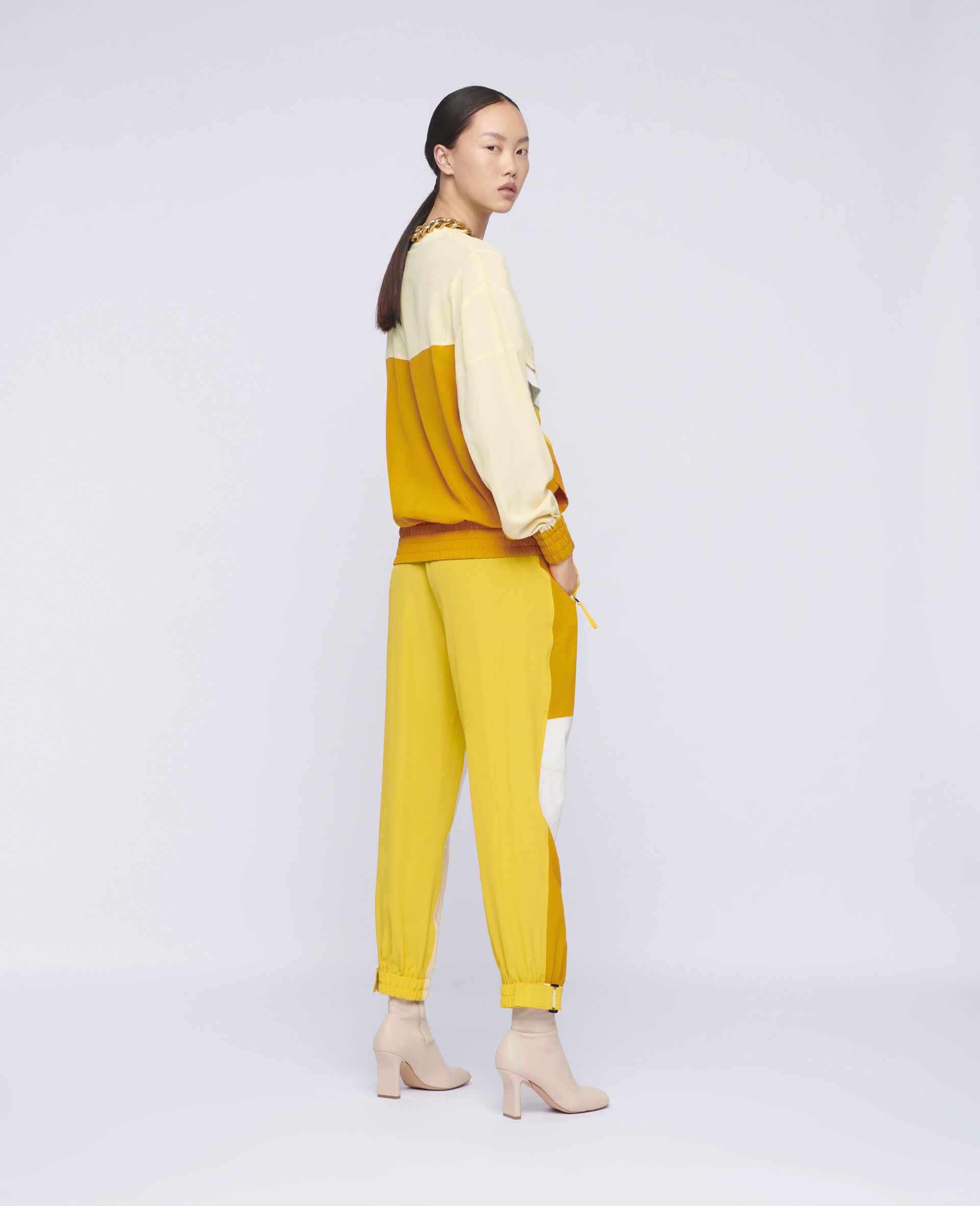 Lacey Silk Pants - 3