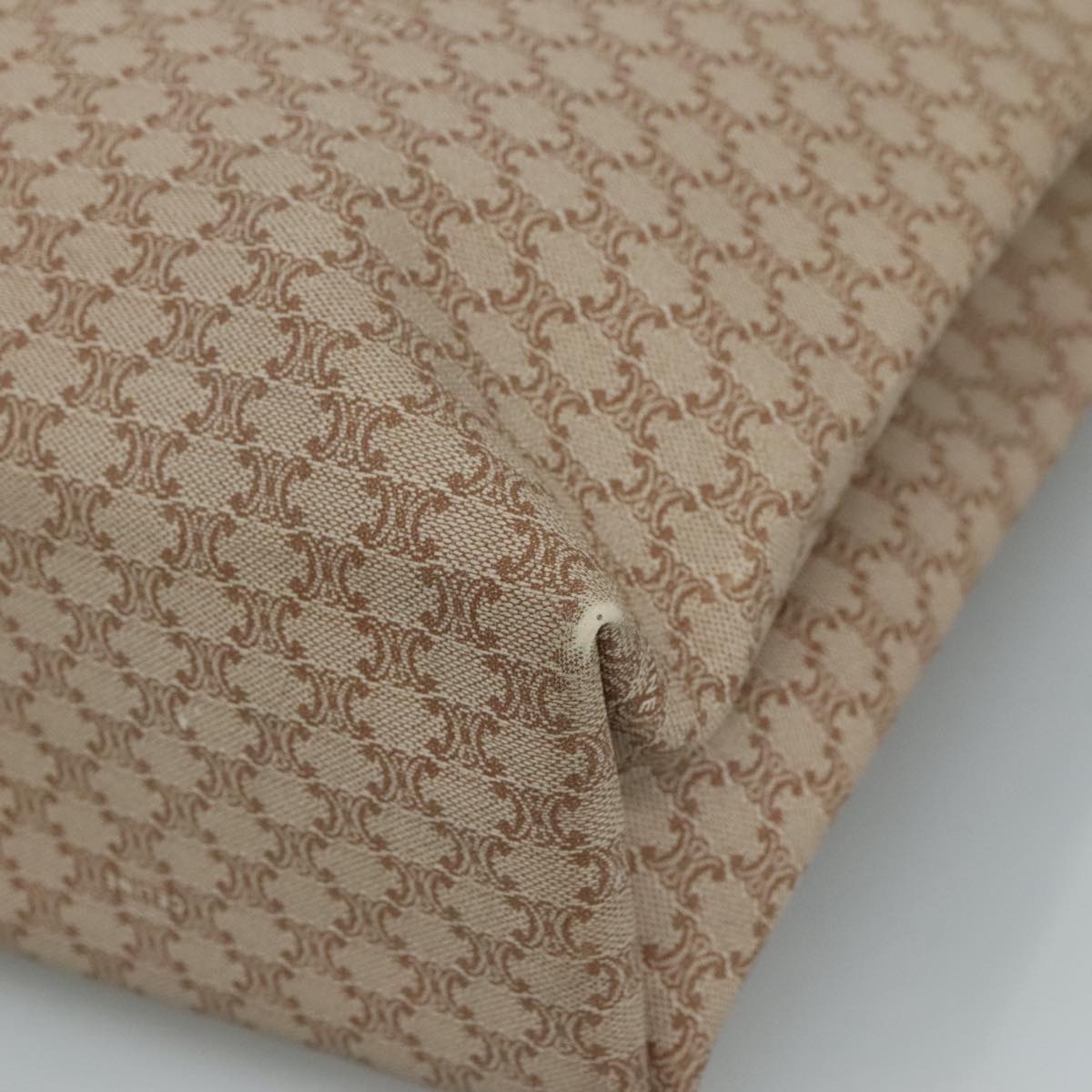 CELINE Macadam Canvas Tote Bag Pvc Brown Gold - 14