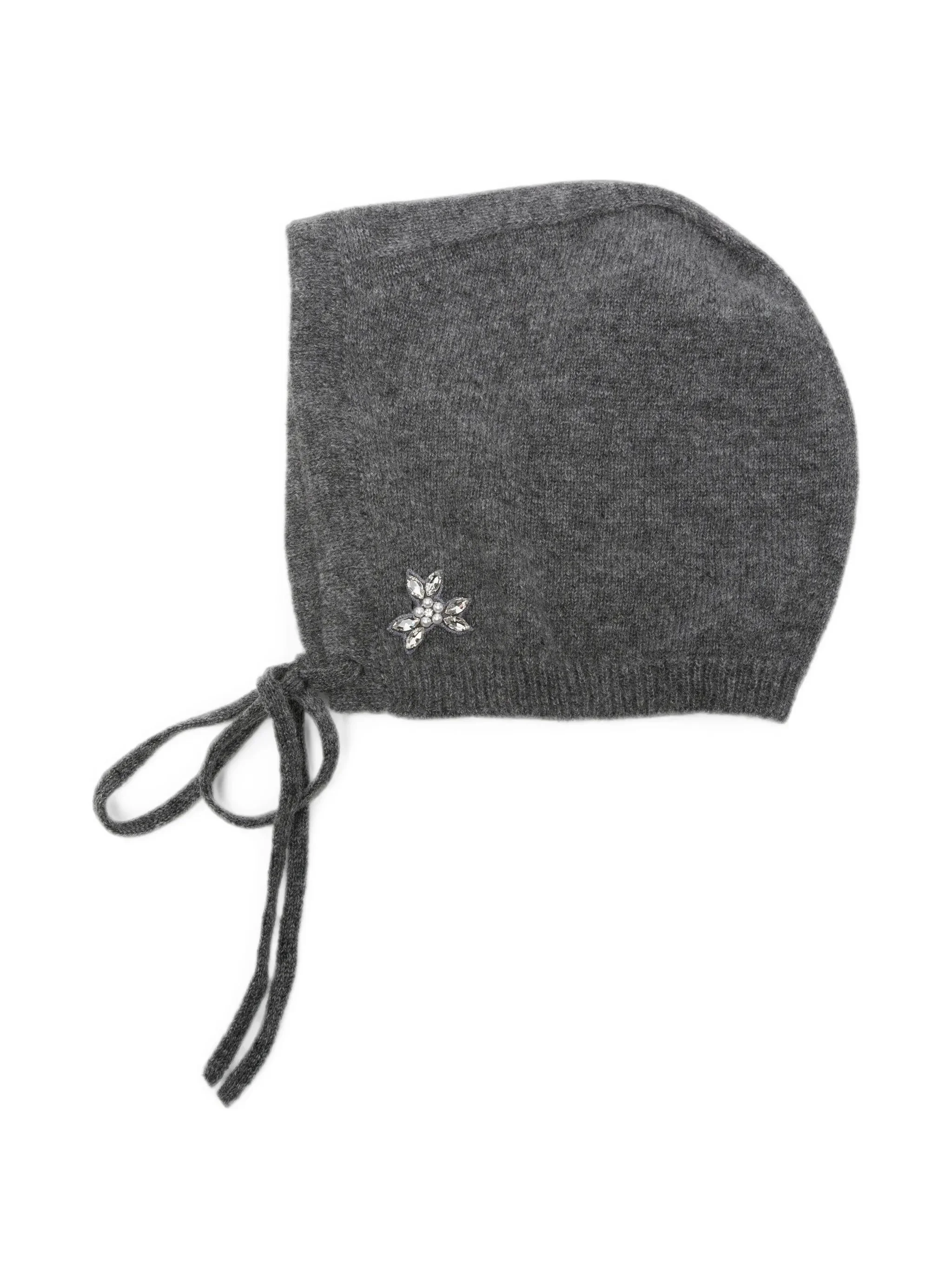 Simone Rocha Embellished Cashmere Bonnet - 1