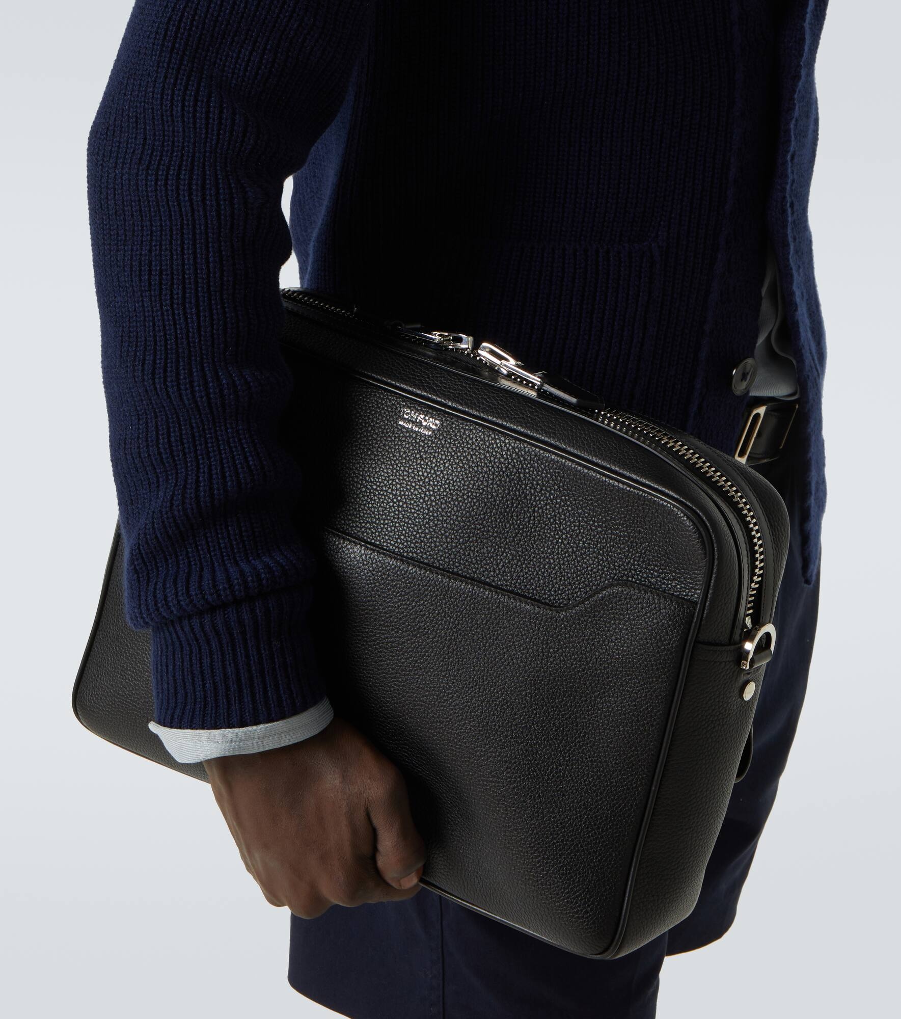 Buckley leather messenger bag - 3
