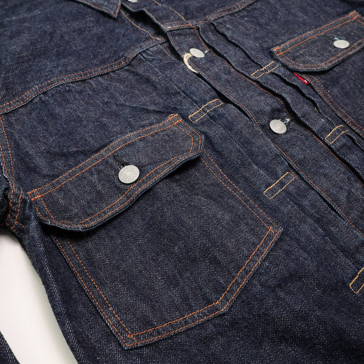 2102W Type 2 Selvedge Denim Jacket 13.7oz One Wash Indigo - 5
