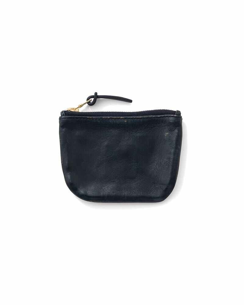 LEATHER WALLET DMGD NAVY - 1