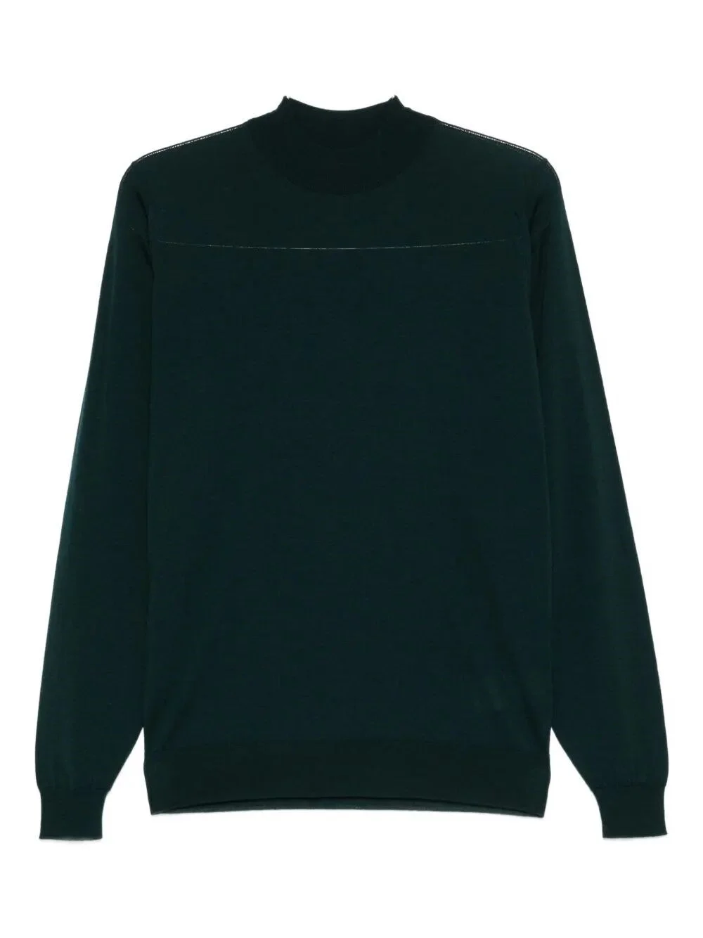 SWEATER WITH TURTLENECK IN EXTRA FINE MERINO WOOL - 1