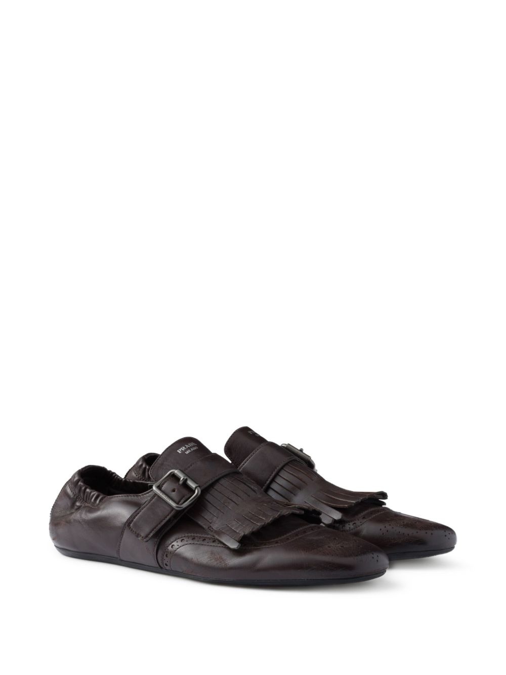 fringed monk-strap loafers - 2