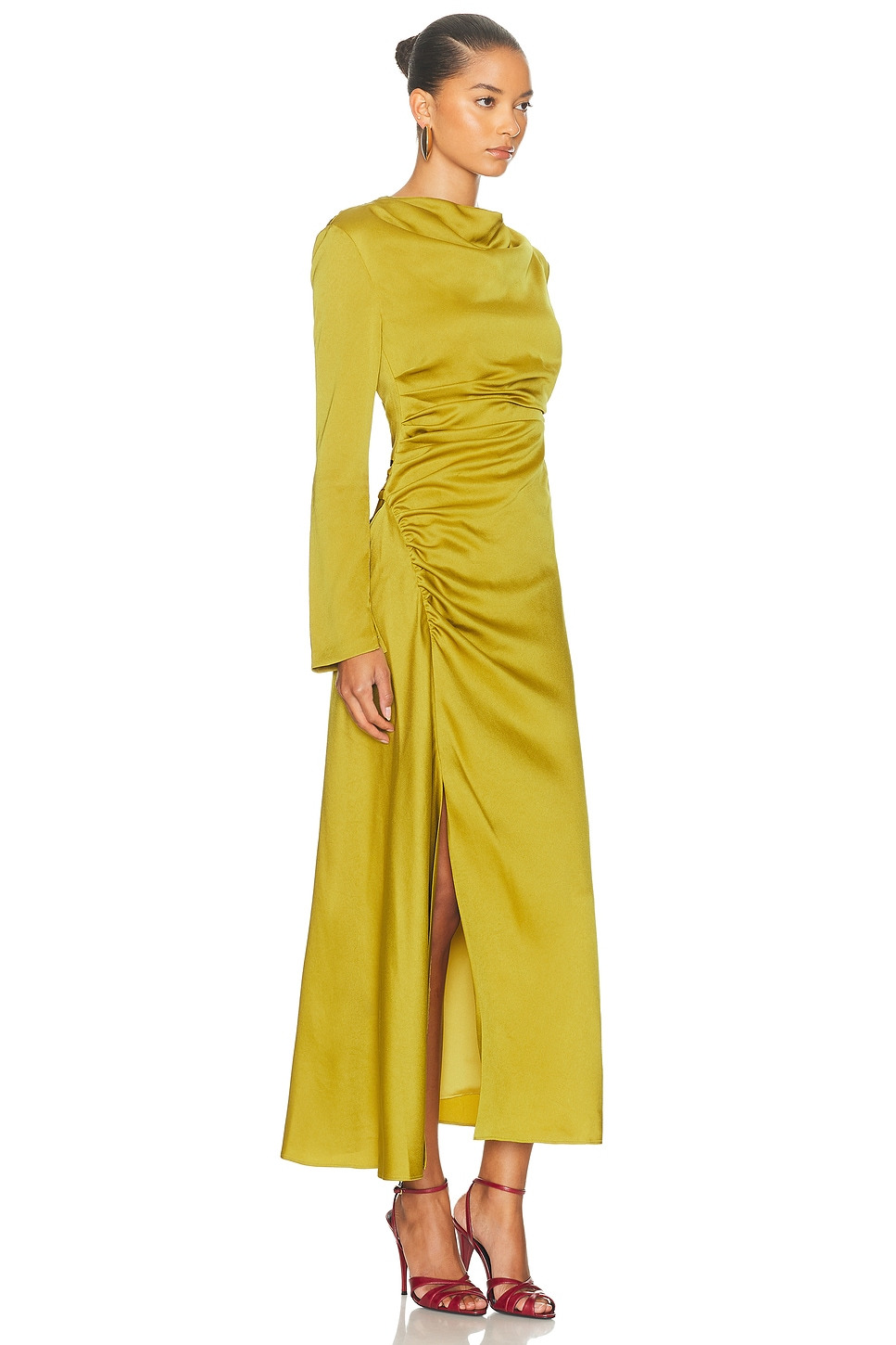 Odess Long Sleeve Midi Dress - 2