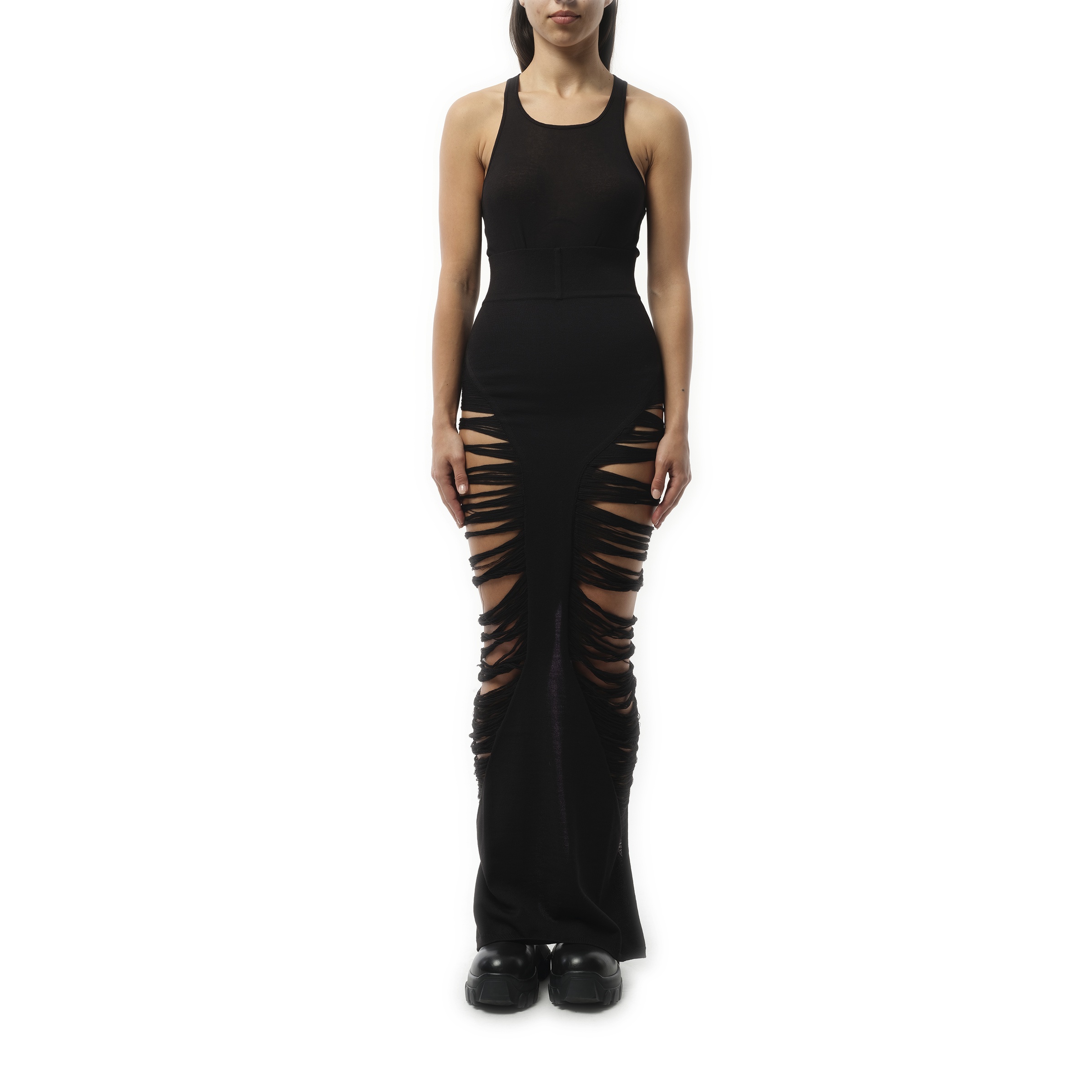 Pillar Skirt in Black - 4