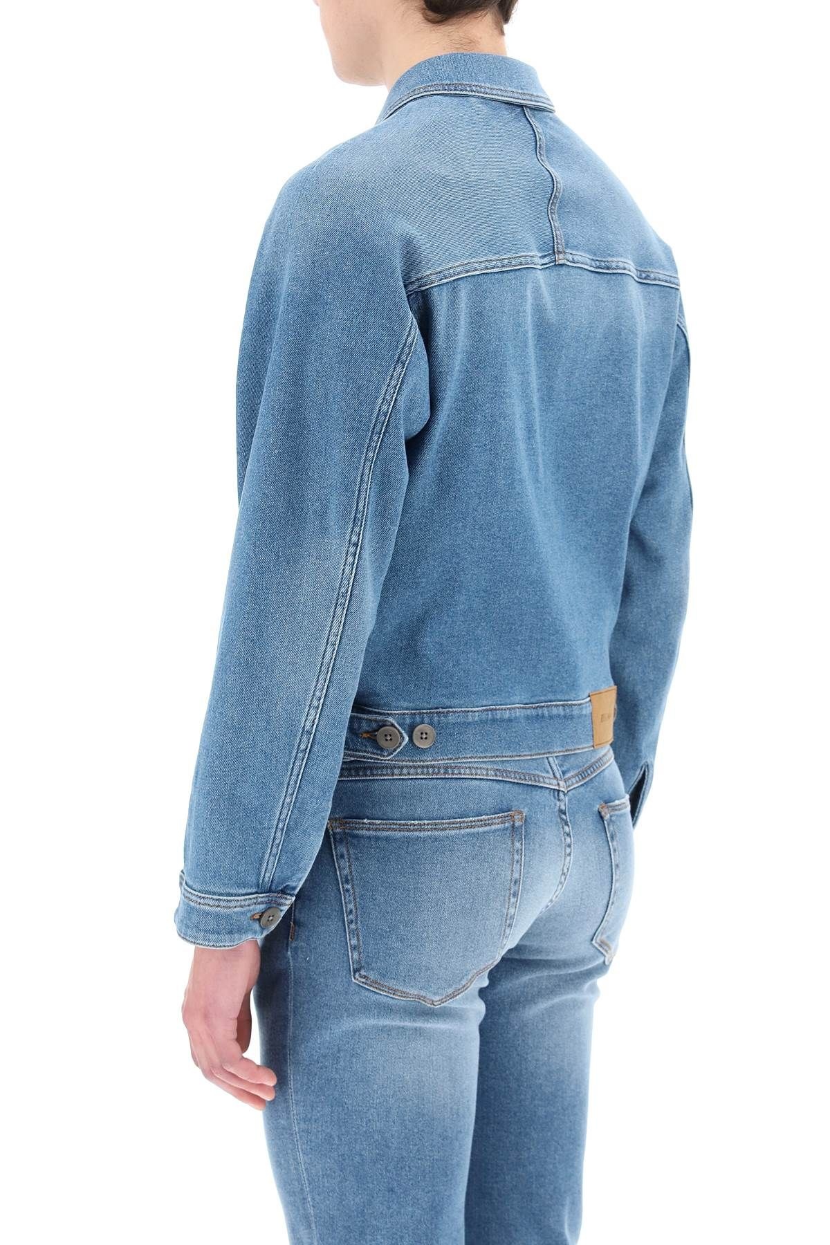 STRETCH DENIM JACKET - 4