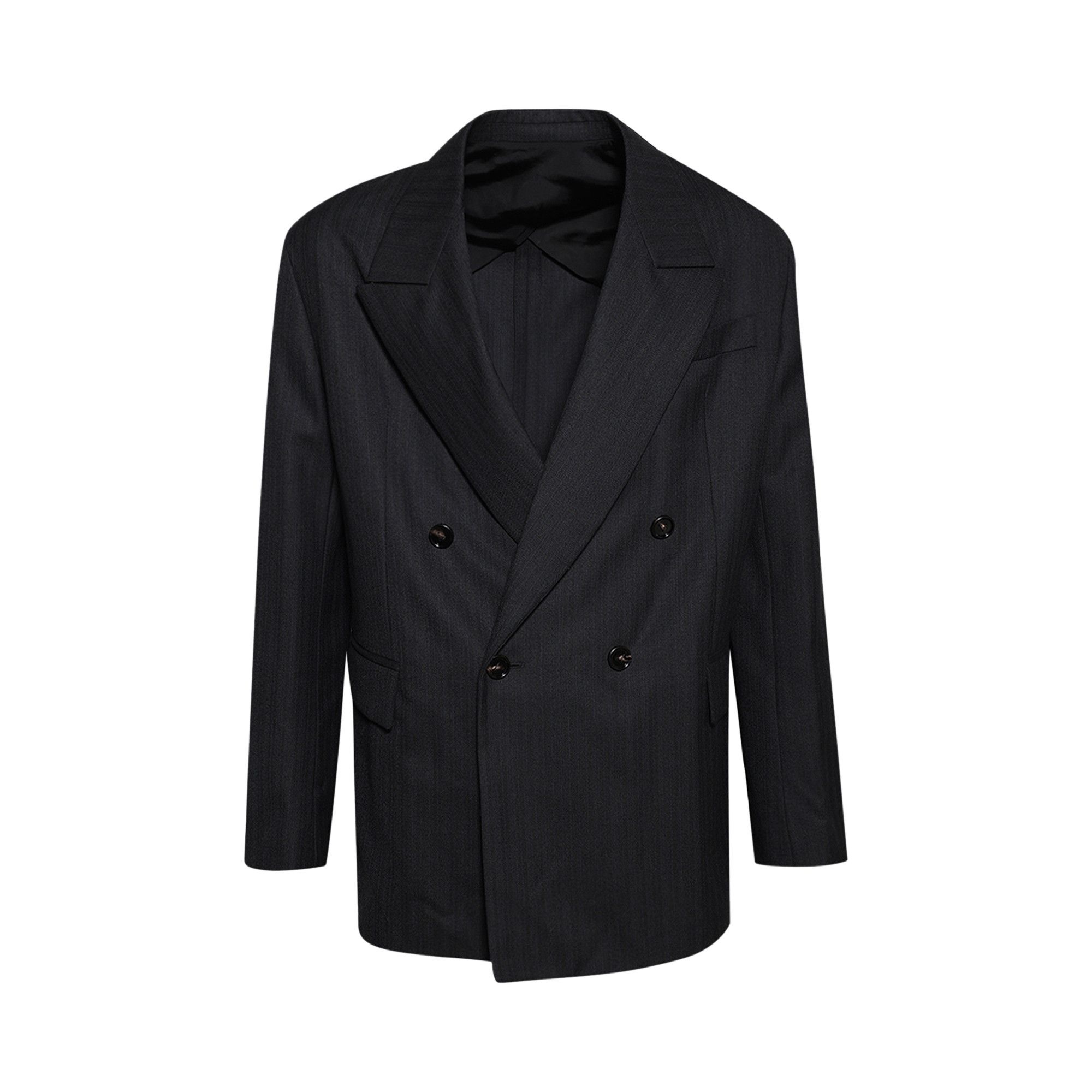 [BOTTEGA VENETA] ストライプ ウール ジャケット Bottega Veneta Bottega Veneta Striped Wool Jacket 'Black
