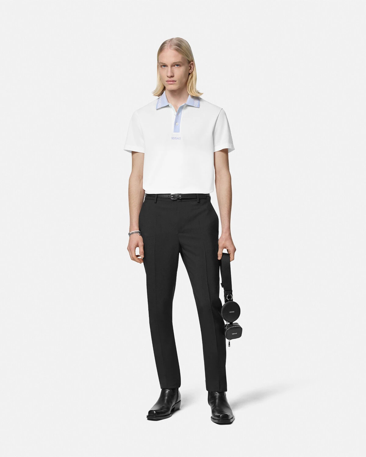 Greca Collar Polo Shirt - 2