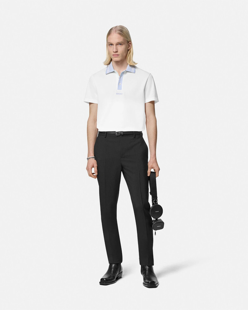 VERSACE Greca Collar Polo Shirt outlook
