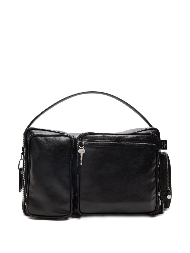 Acne Studios zip-fastening leather shoulder bag outlook
