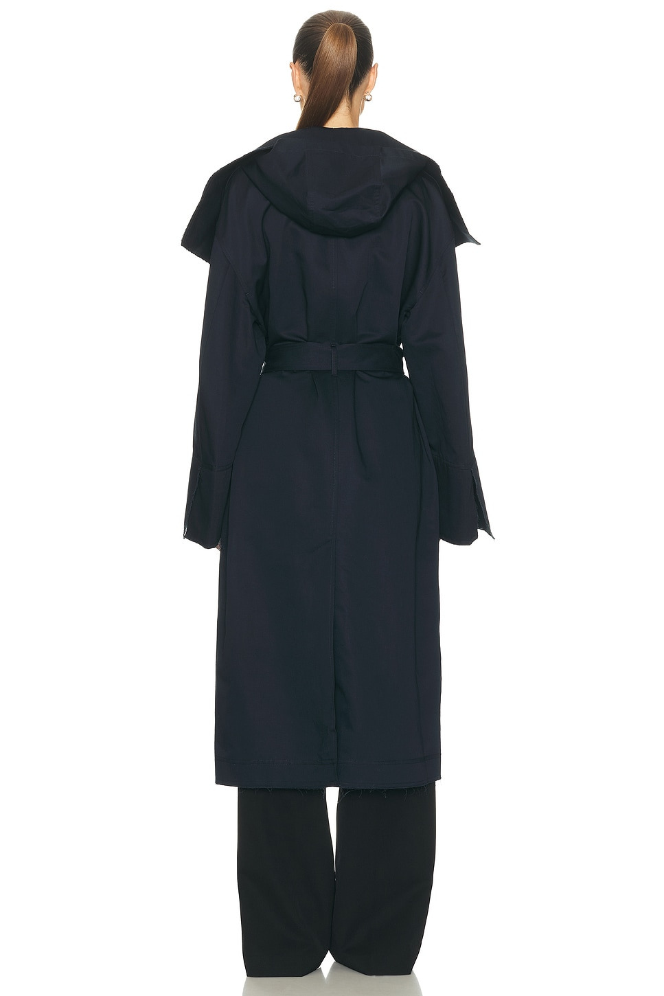 Undone Edge Trench Coat - 4