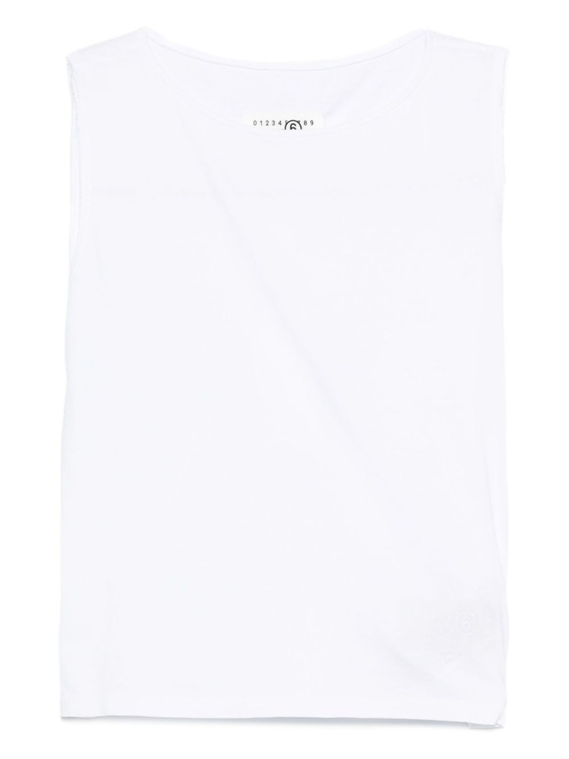 sleeveless cotton top 1