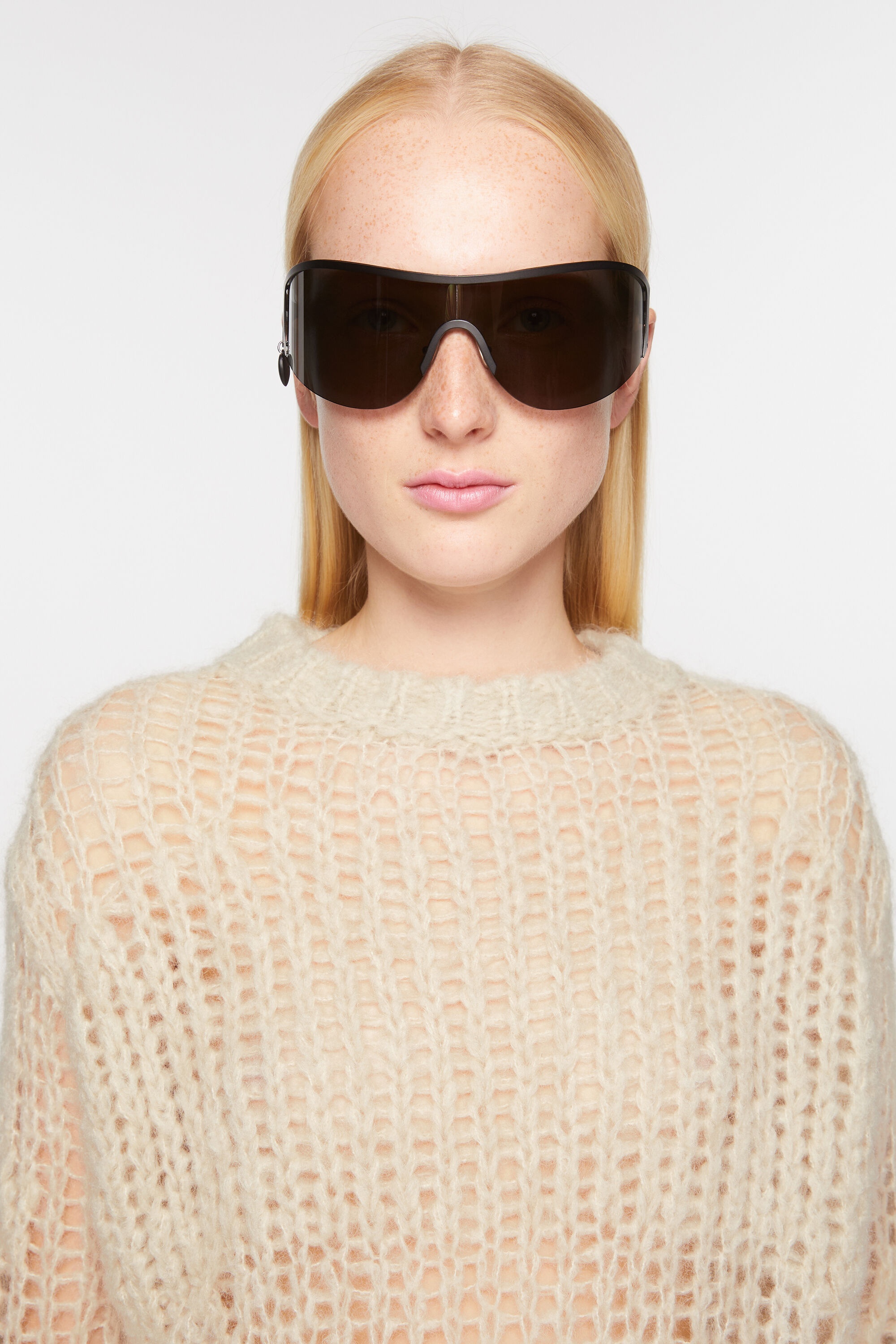 Mohair blend jumper - Sand beige - 4
