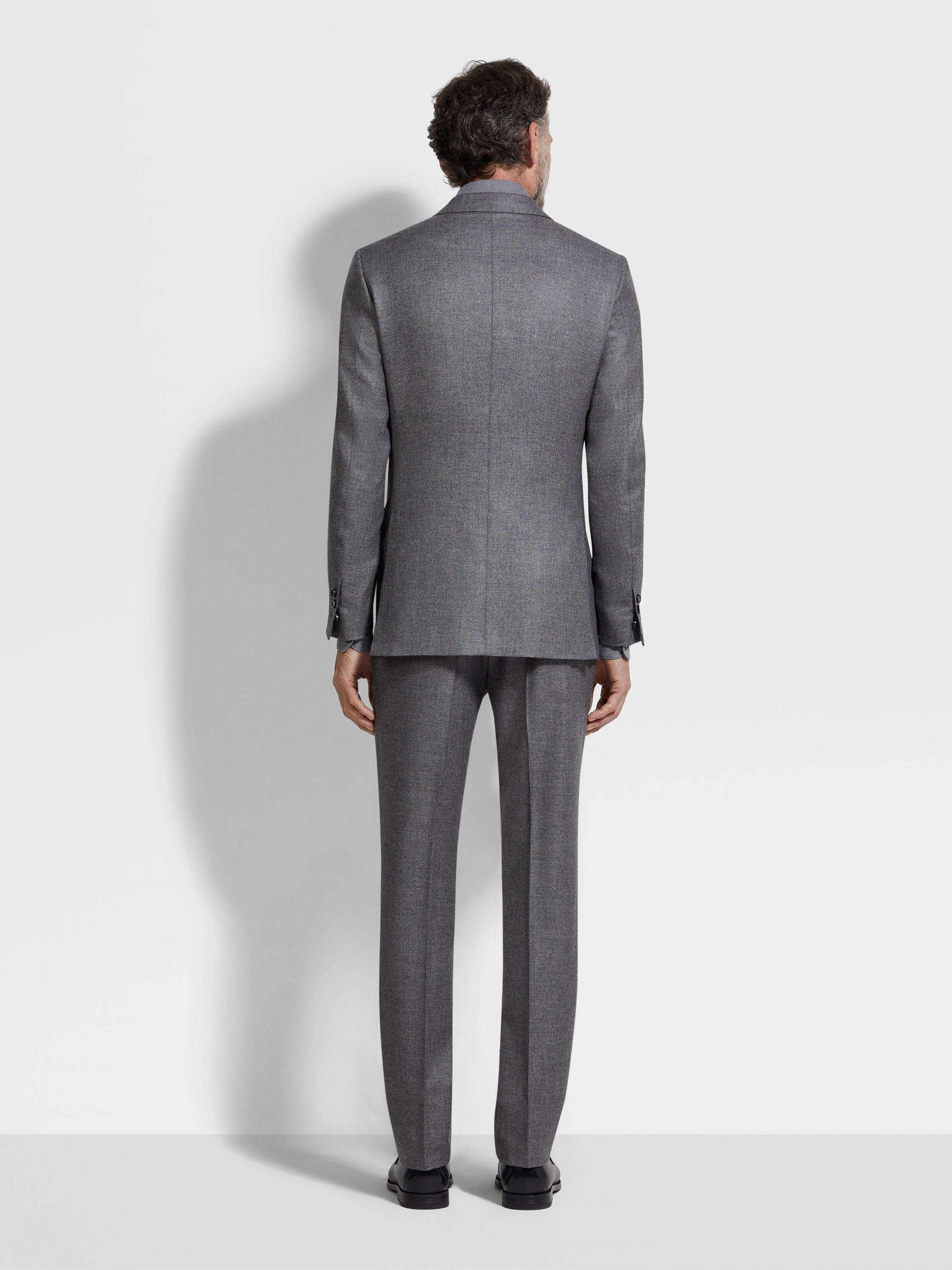 GREY OASI CASHMERE SUIT - 4
