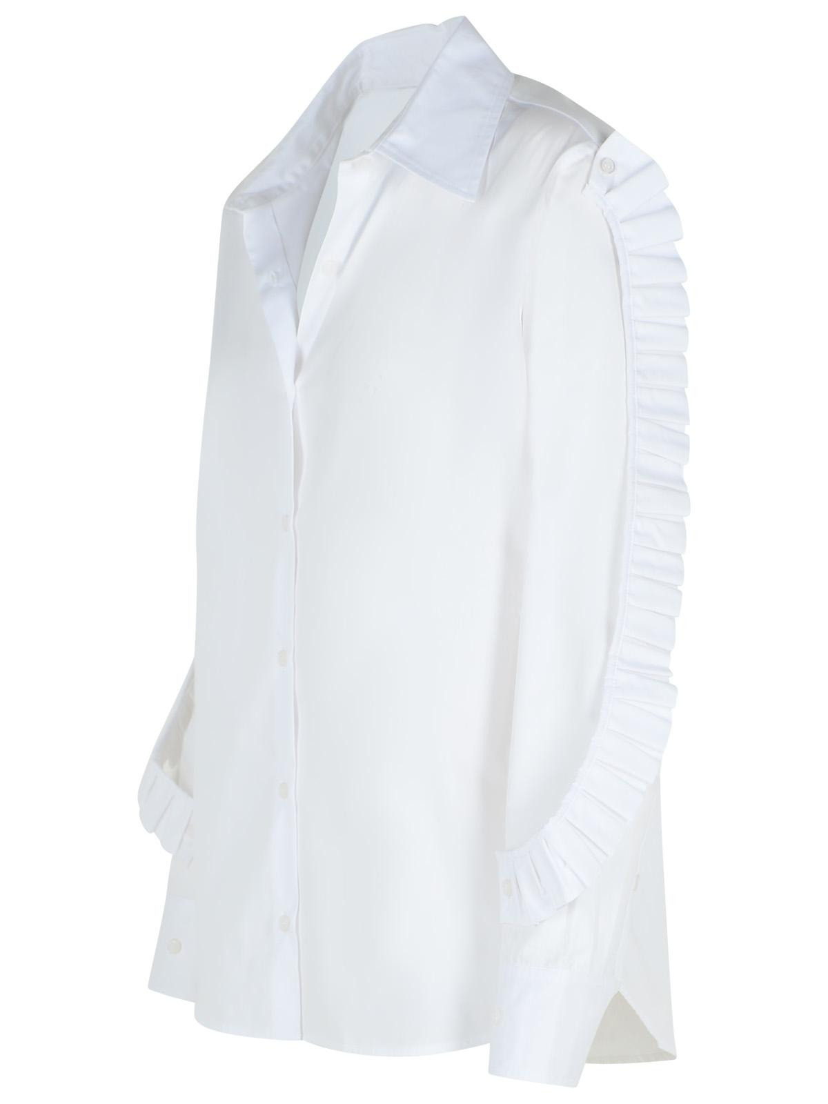Coperni 'Ruffle' White Cotton Shirt Women - 2
