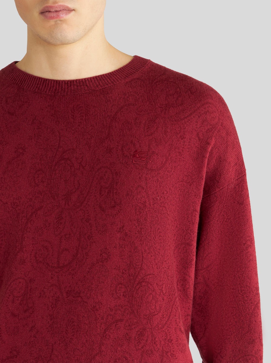 PAISLEY JUMPER WITH LOGO - 3