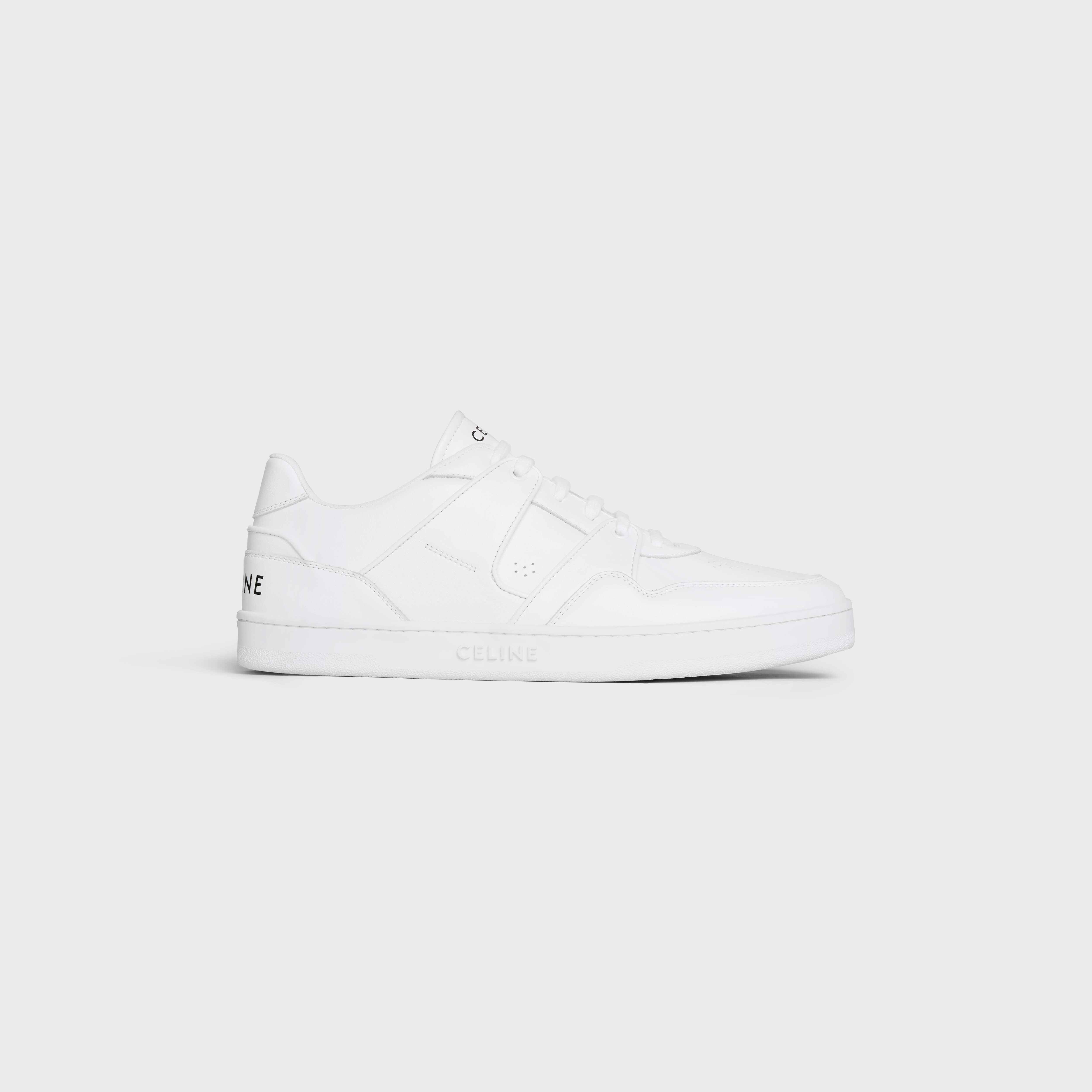 CT-04 CELINE TRAINER LOW LACE-UP SNEAKER in CALFSKIN - 1