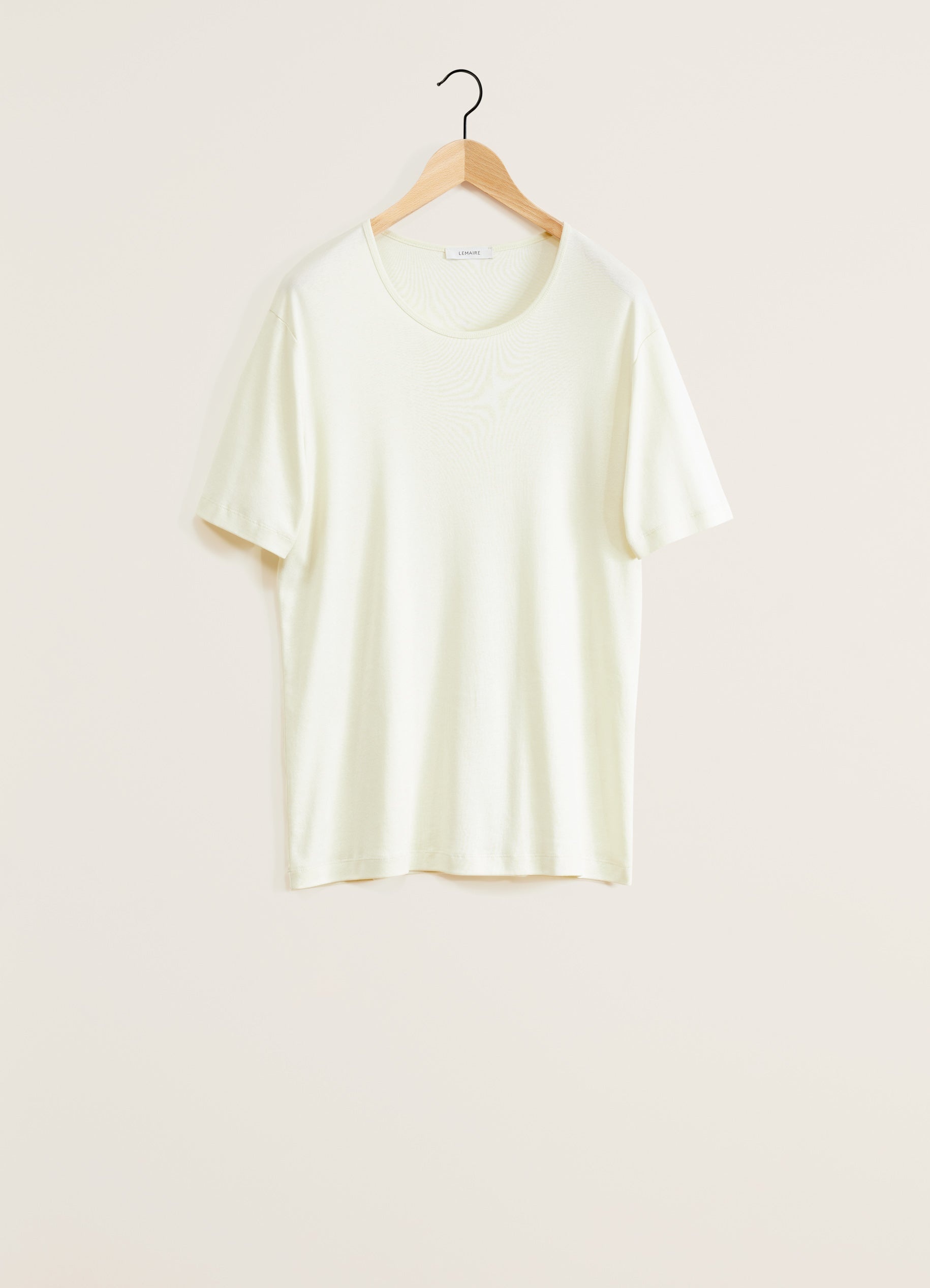 RIB U NECK T-SHIRT - 1