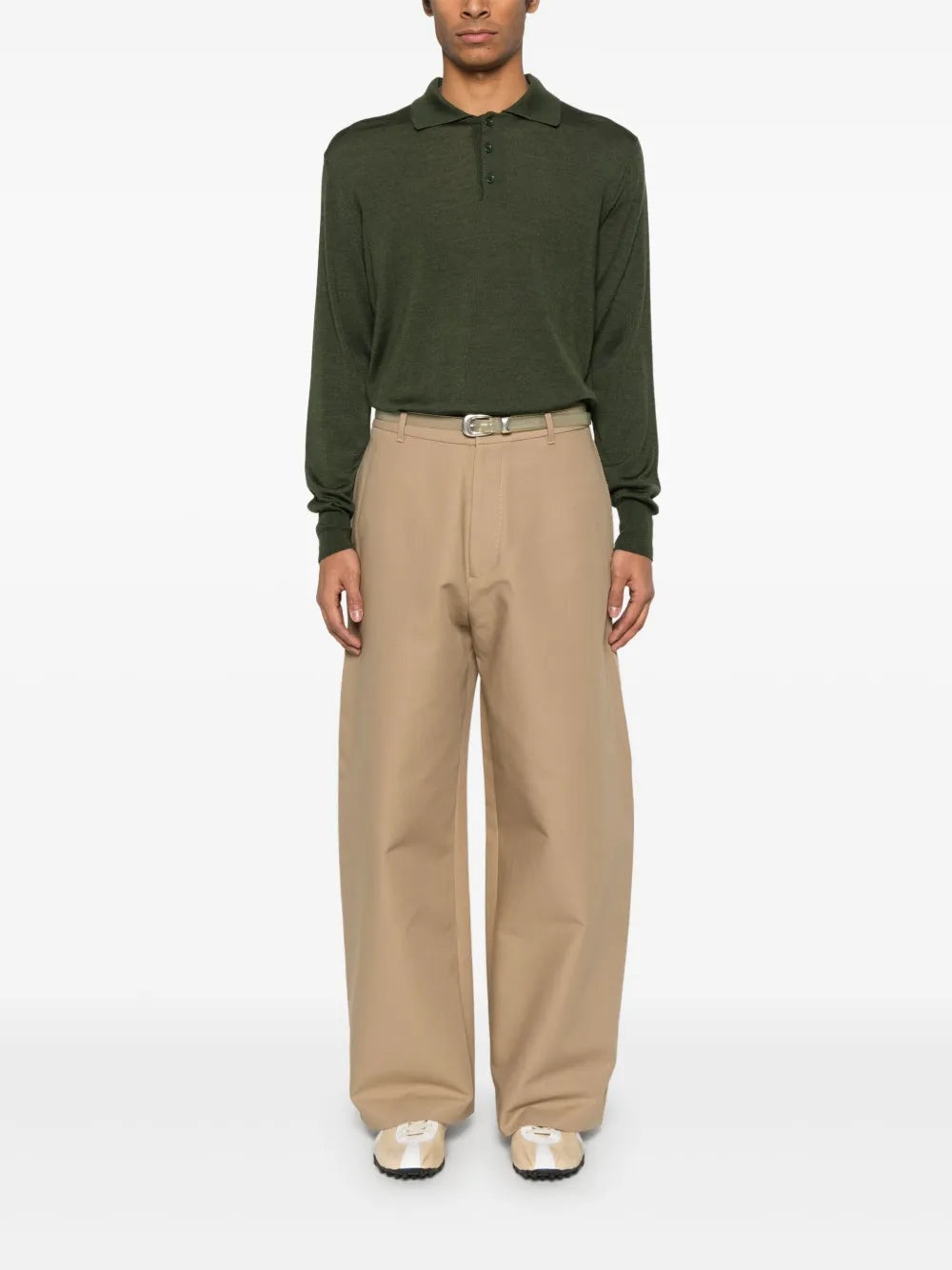 FINE-KNIT POLO SHIRT - 2