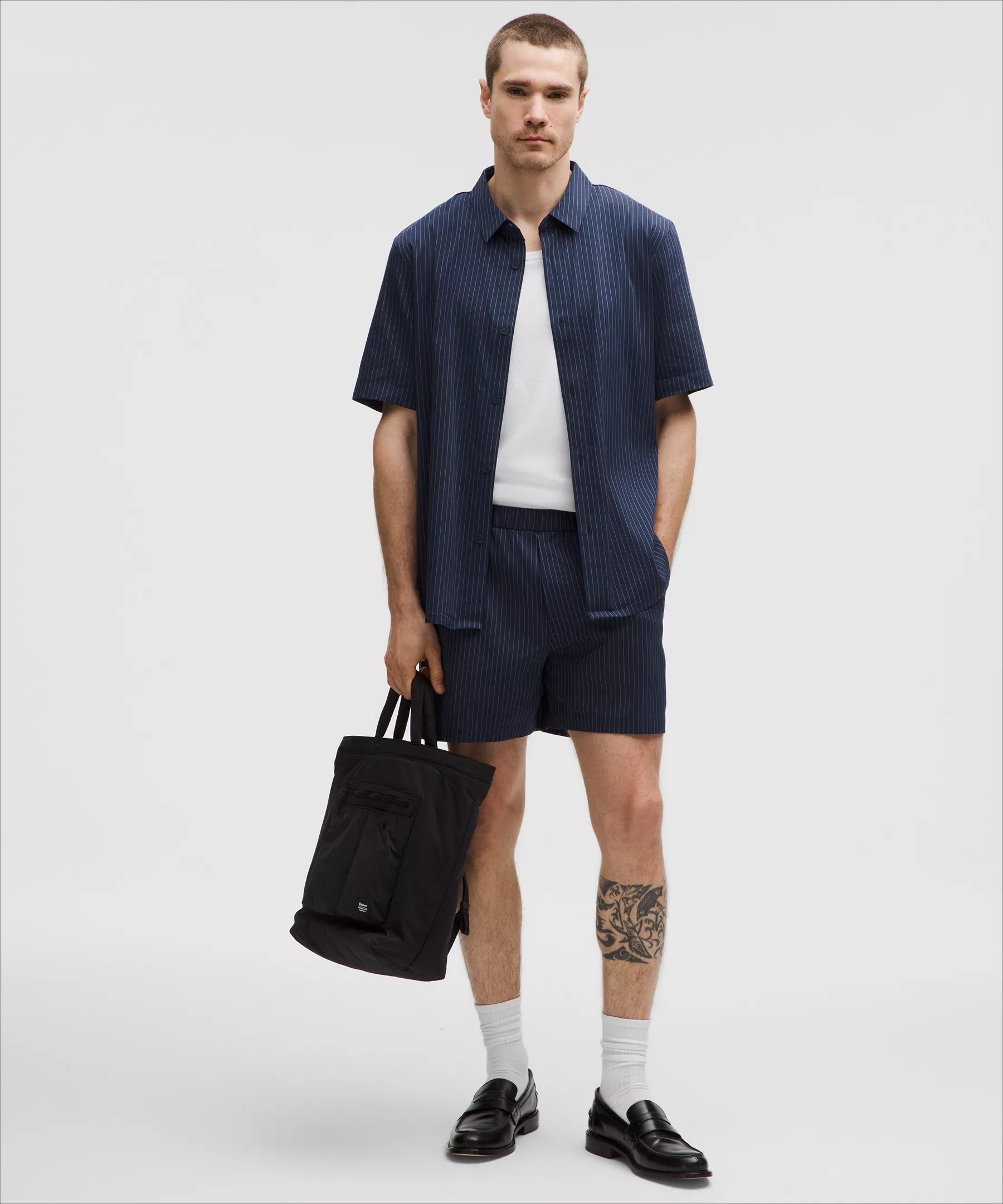 Relaxed-Fit Short-Sleeve Button Up Shirt - 2