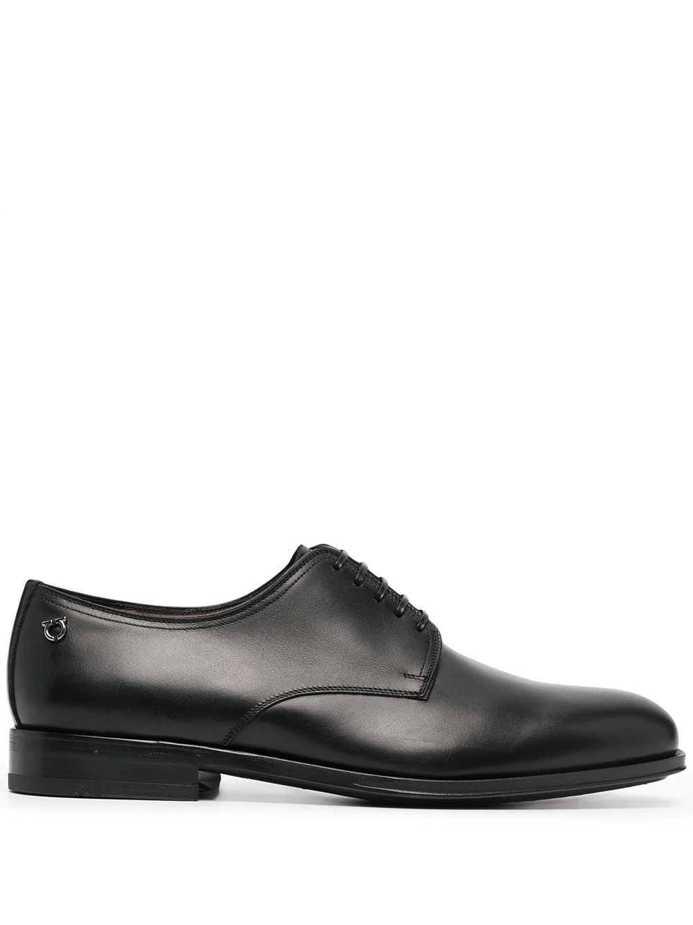 lace-up leather derby shoes - 1