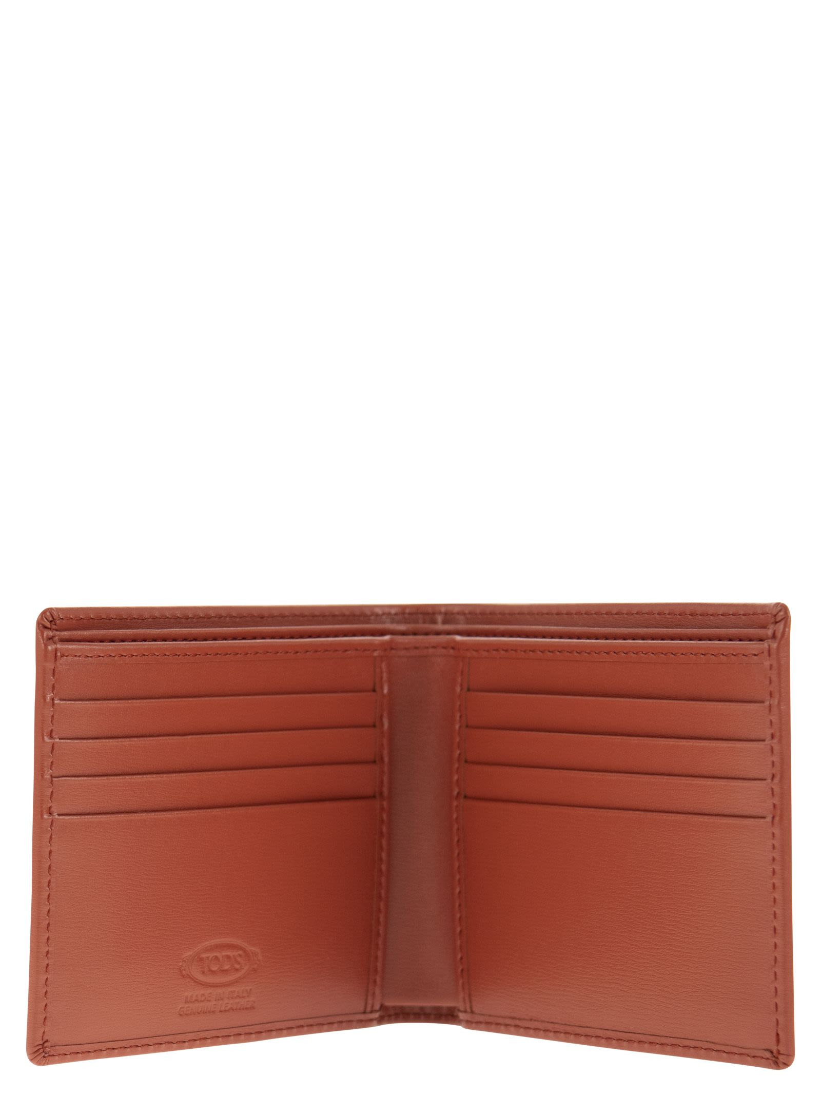 Tod's Men Leather Wallet With Logo - 4