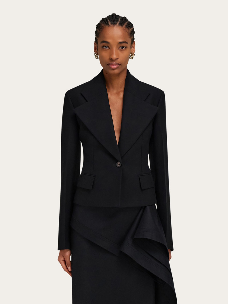 FERRAGAMO Cropped blazer outlook