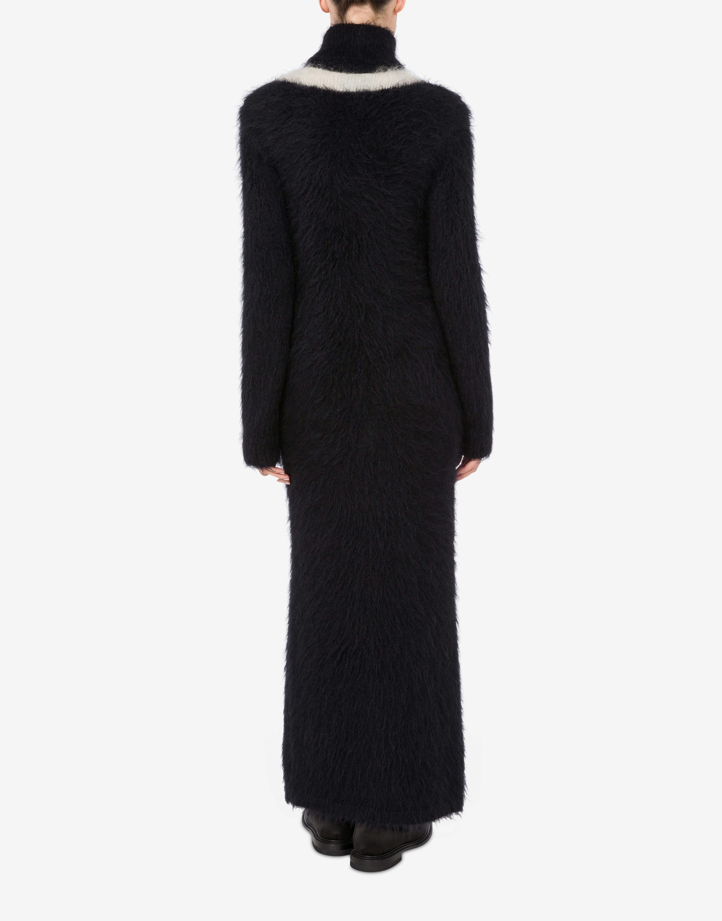 DRESS IN BRUSHED MOHAIR PEACE - 4