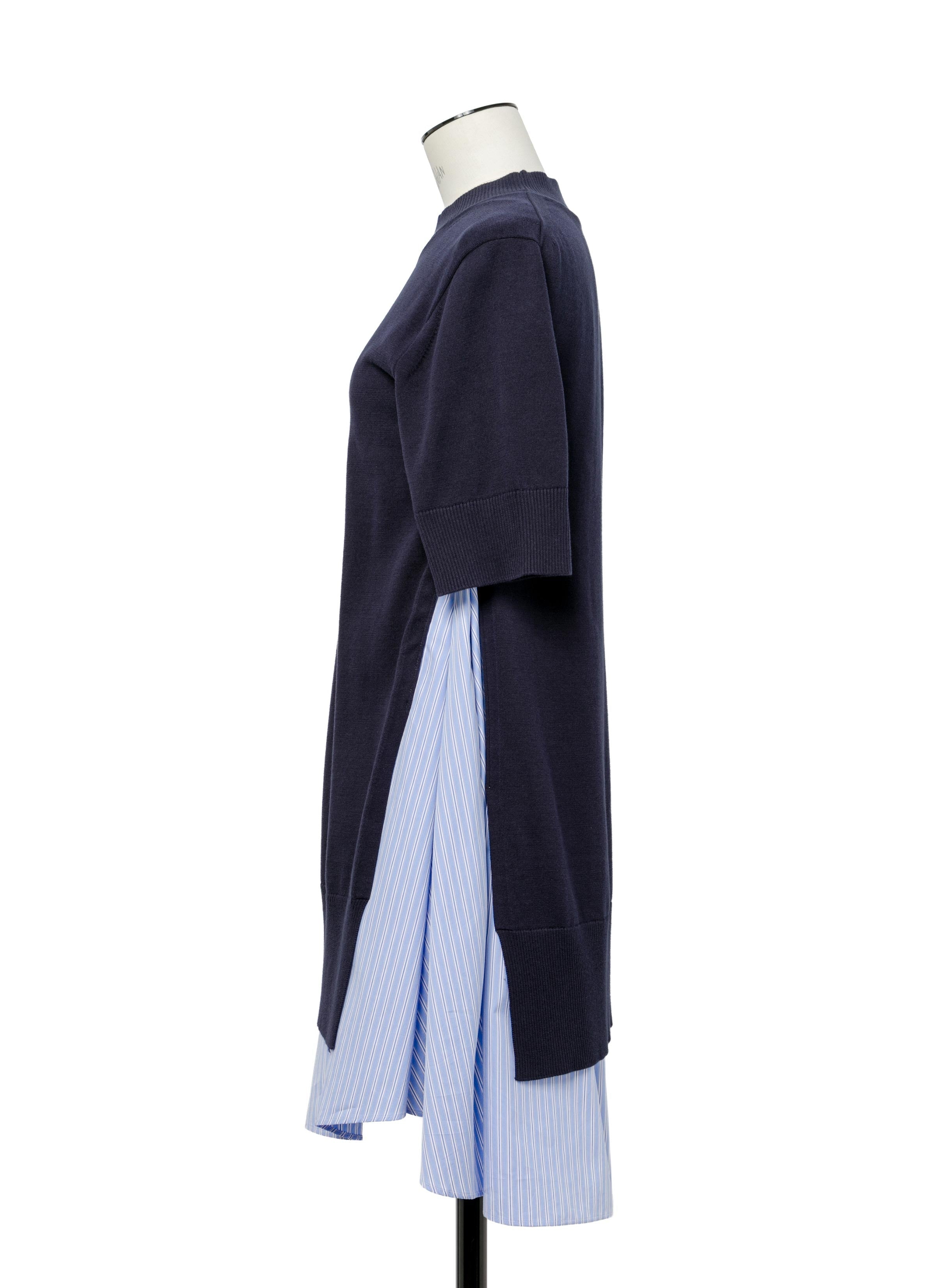 Poplin x Knit Dress - 3