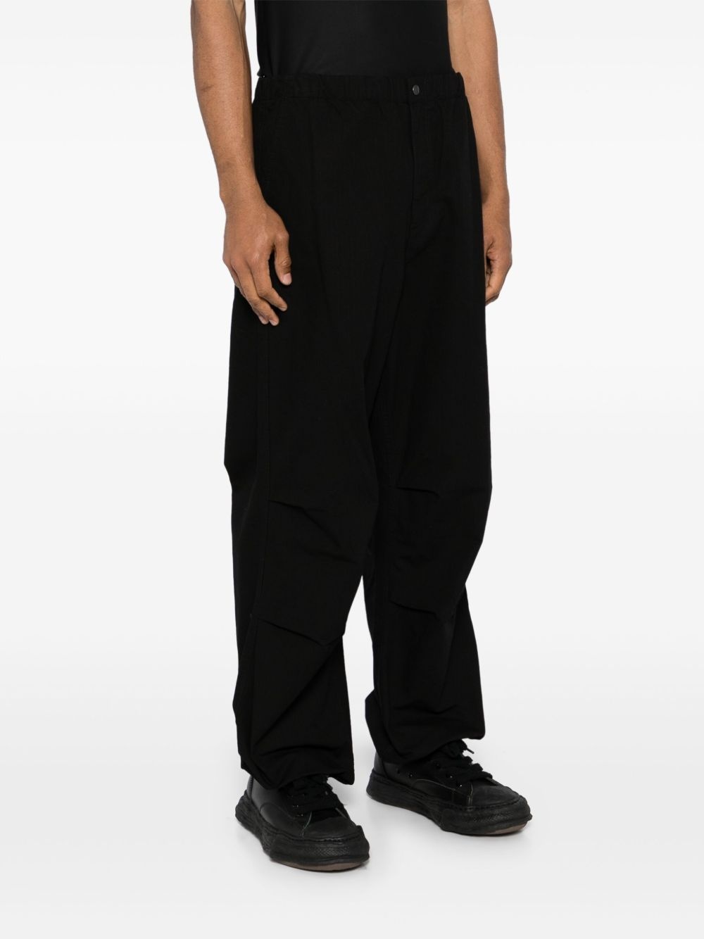 cotton wide-leg pants - 3
