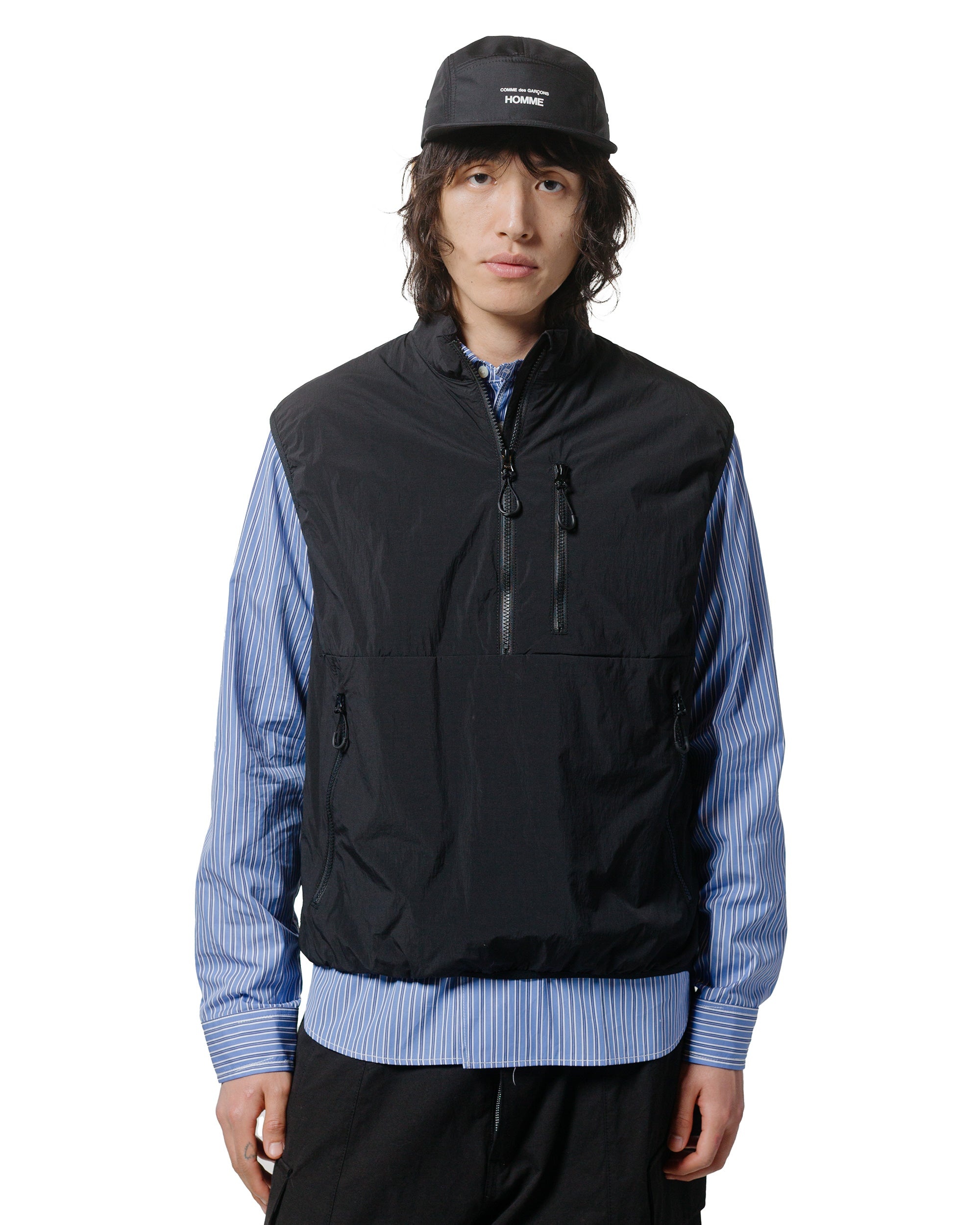 Nylon Typewriter Vest Black - 2
