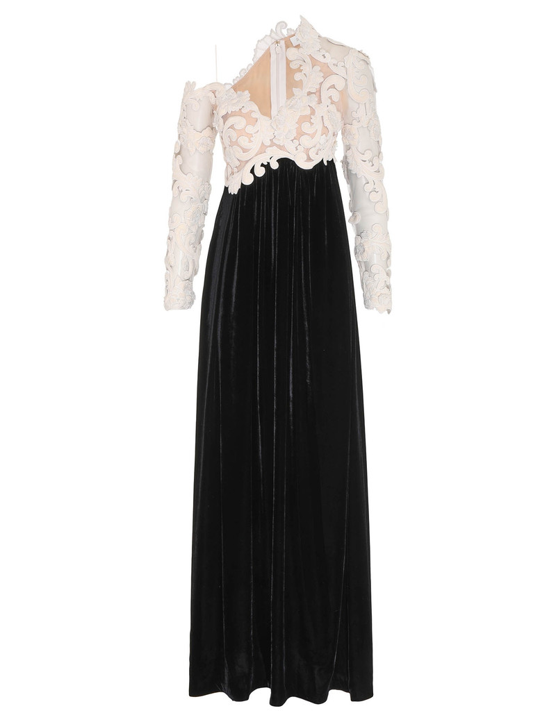 SENSORY VELVET BODICE GOWN 1