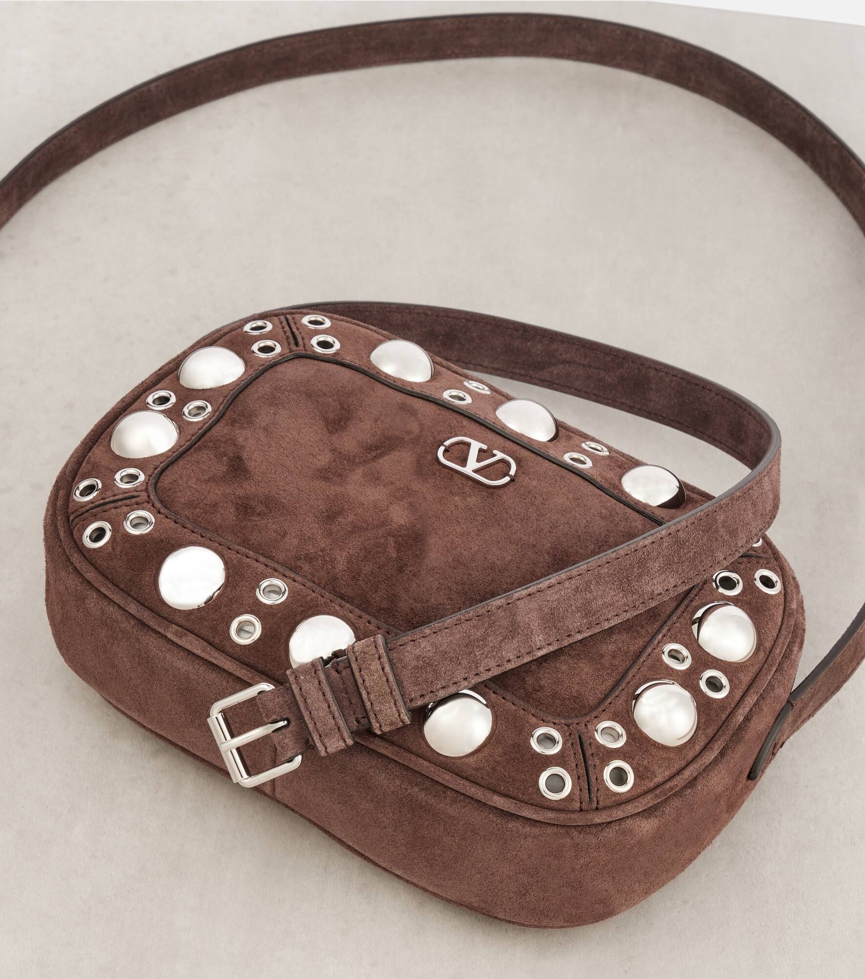 Nellcote Small suede crossbody bag - 6