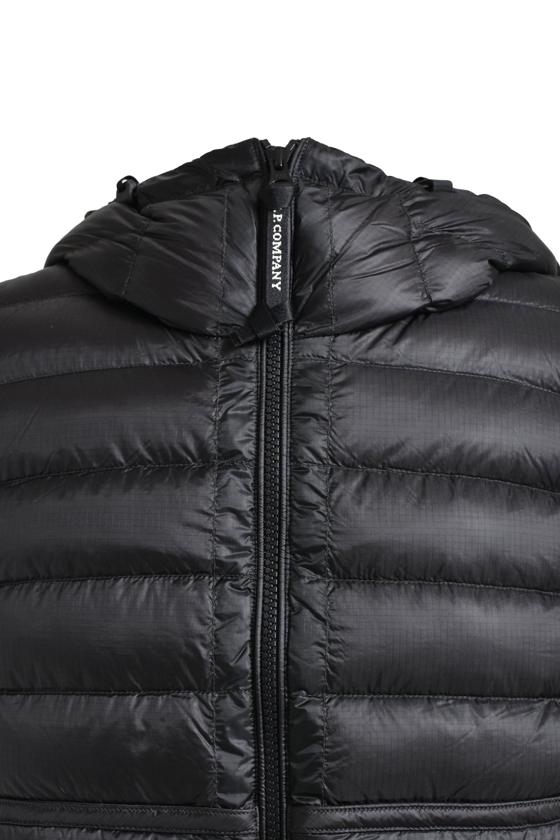 D.D. SHELL GOGGLE DOWN VEST / BLK 999 - 3