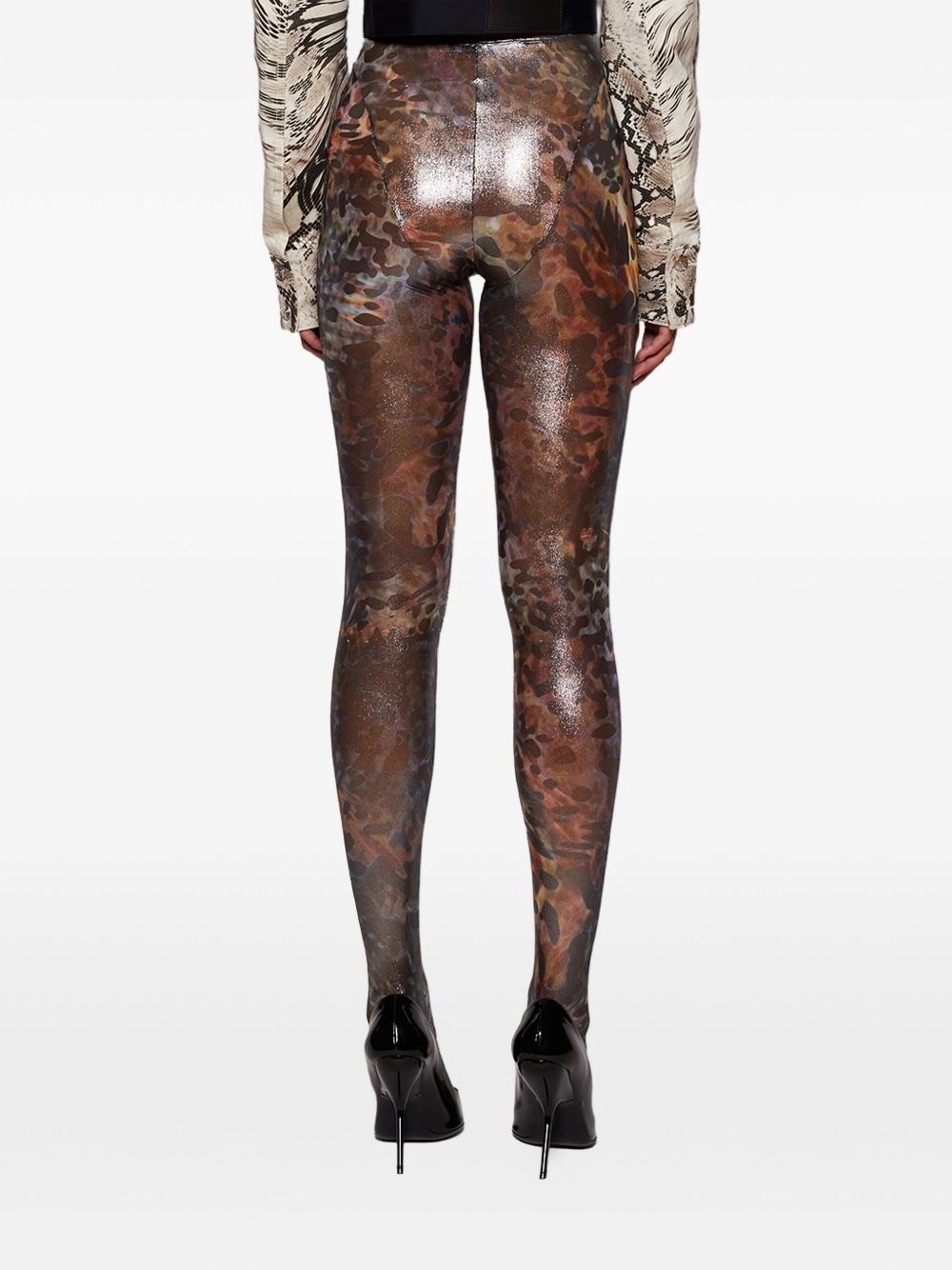 printed leggings - 5