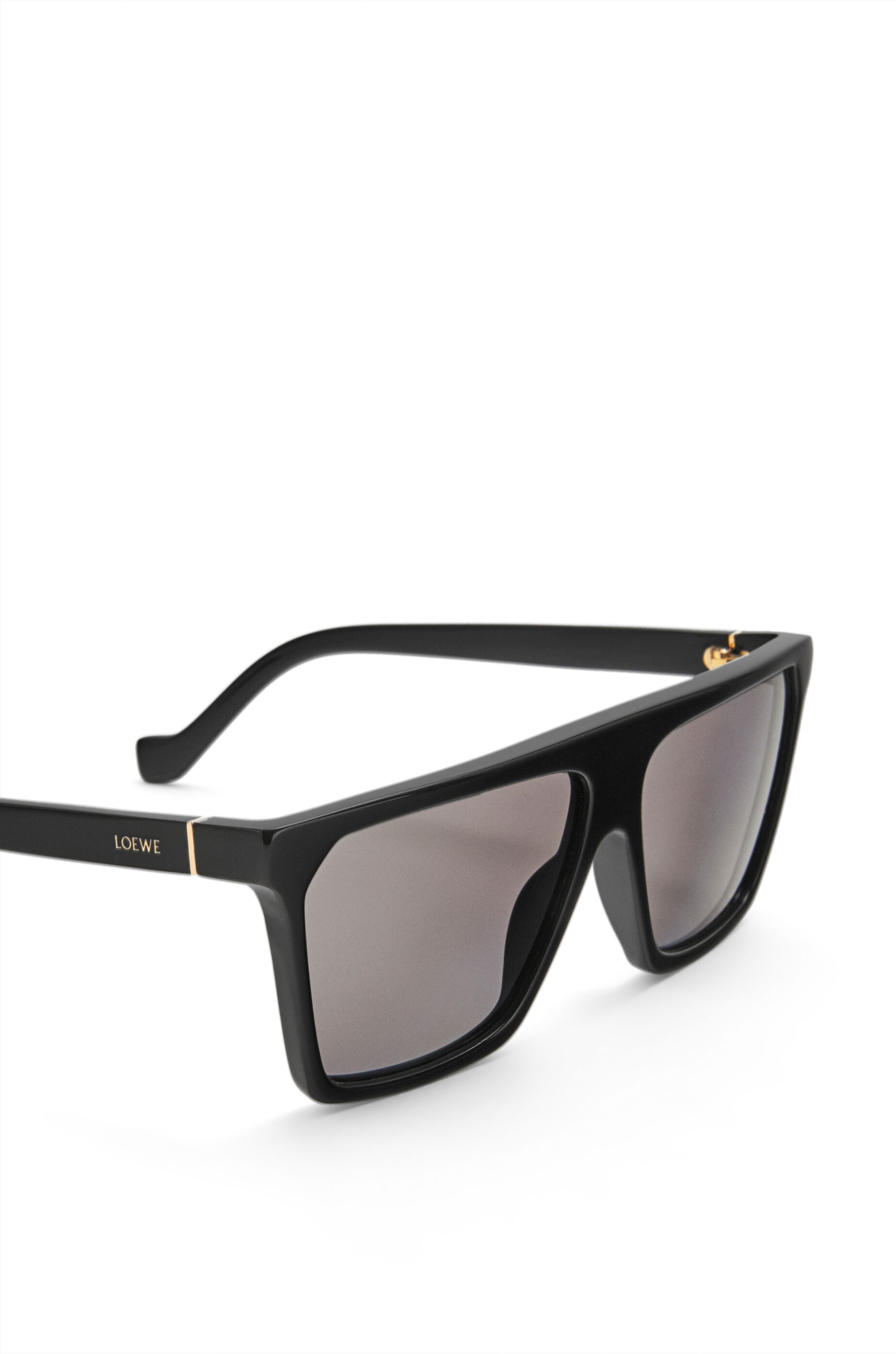 Thin flat top sunglasses - 4