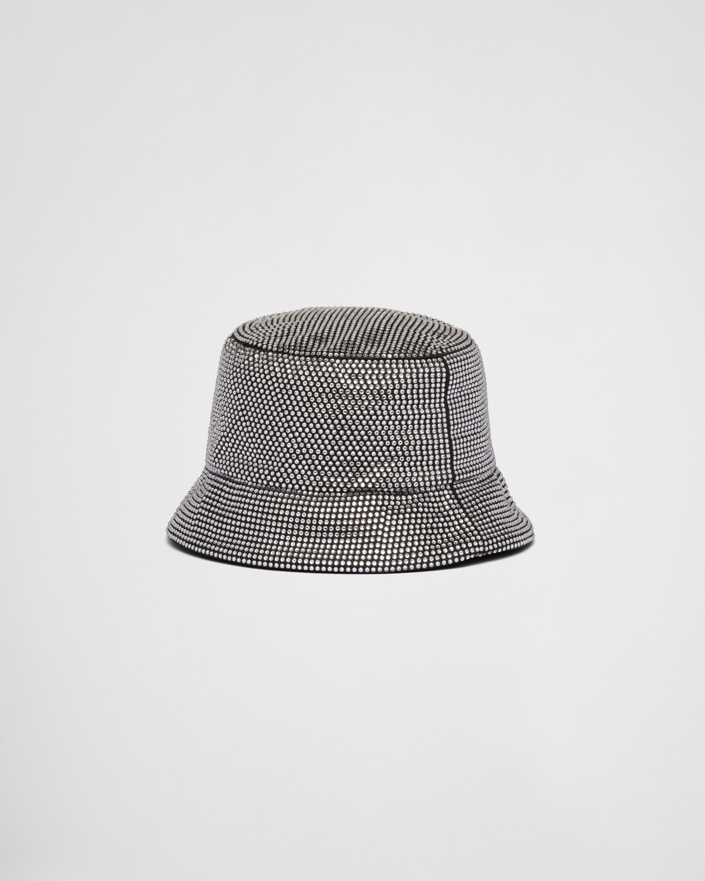 Satin bucket hat with crystals - 3