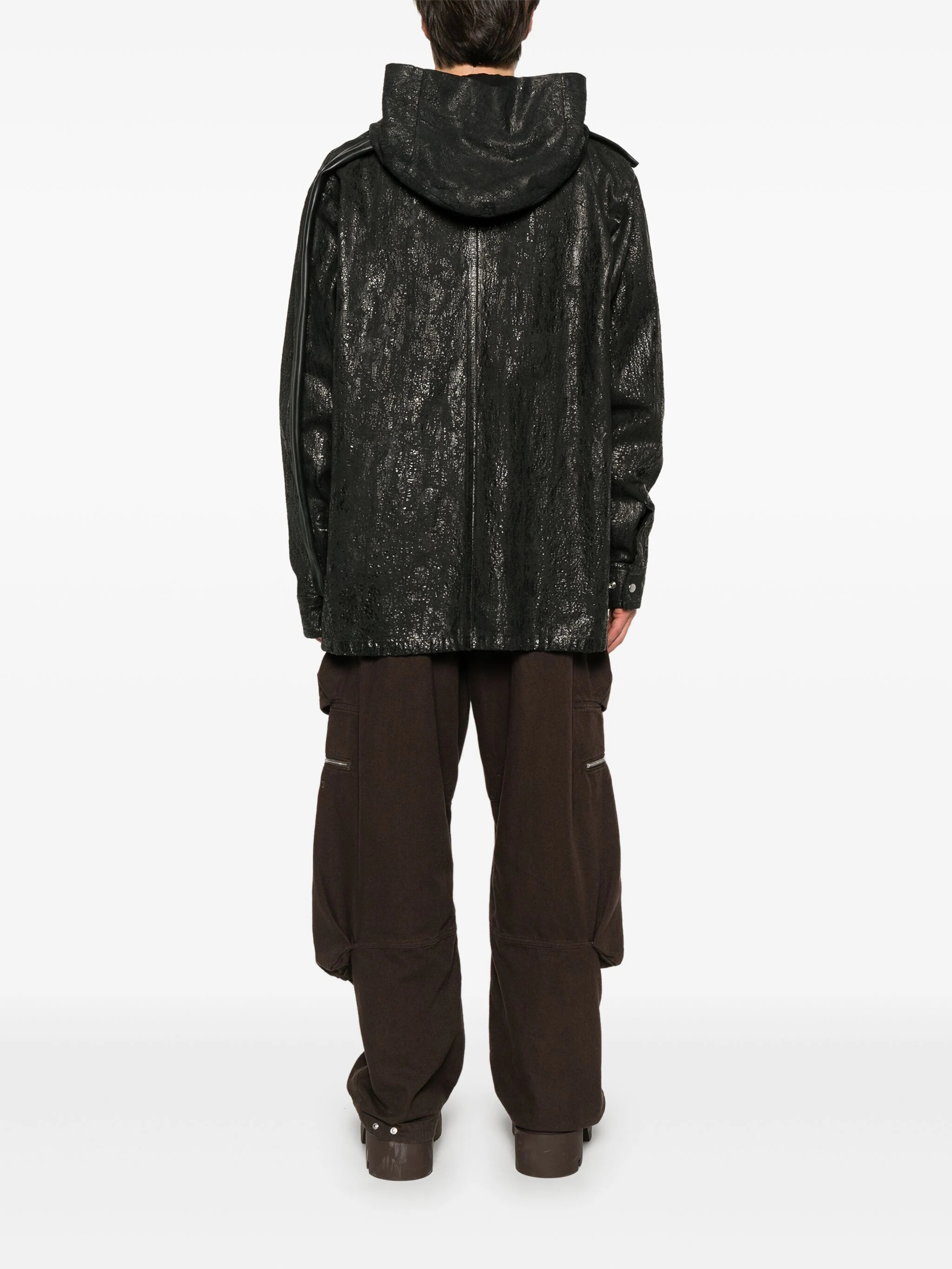 RICK OWENS - Men Denim Tour Hoodie - 3