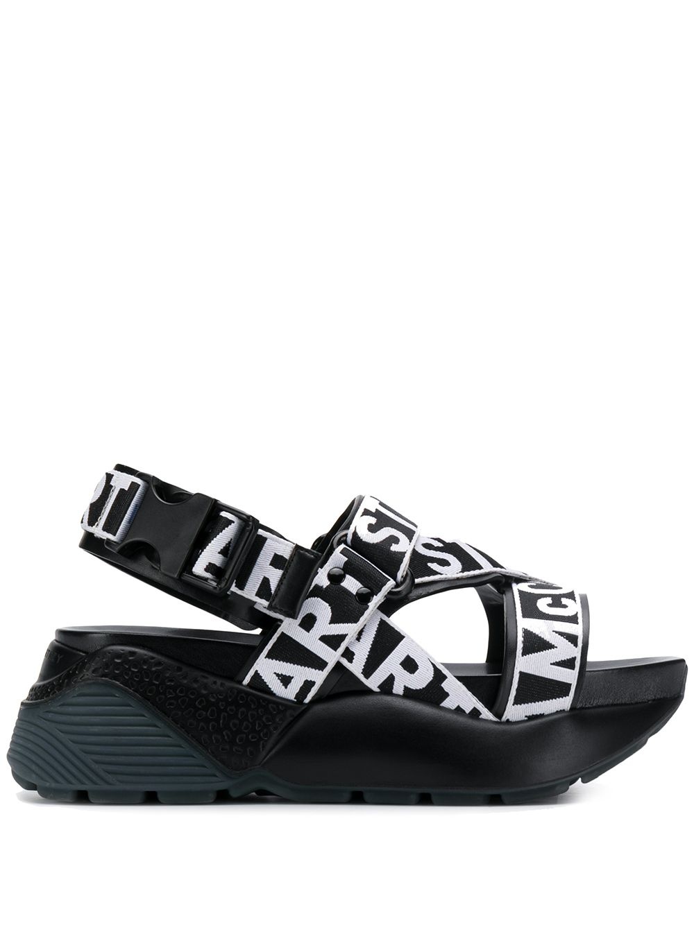 Eclypse logo-strap sandals - 1