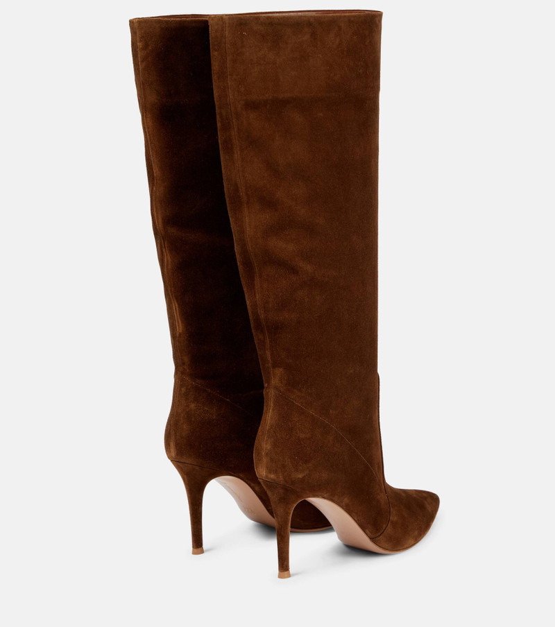 Gianvito Rossi Hansen 85 suede knee-high boots outlook