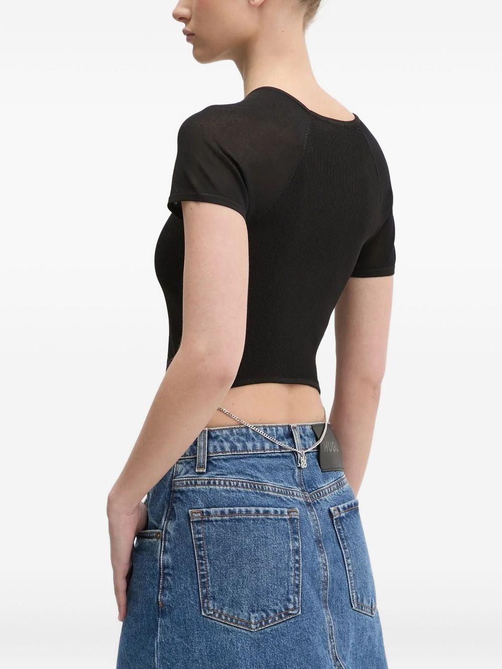 ribbed t-shirt - 2