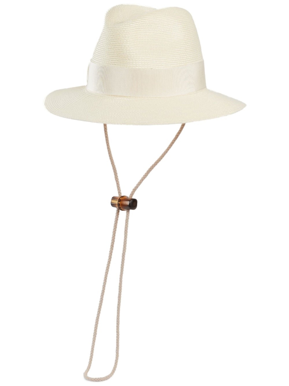 wide-brim raffia sun hat - 1