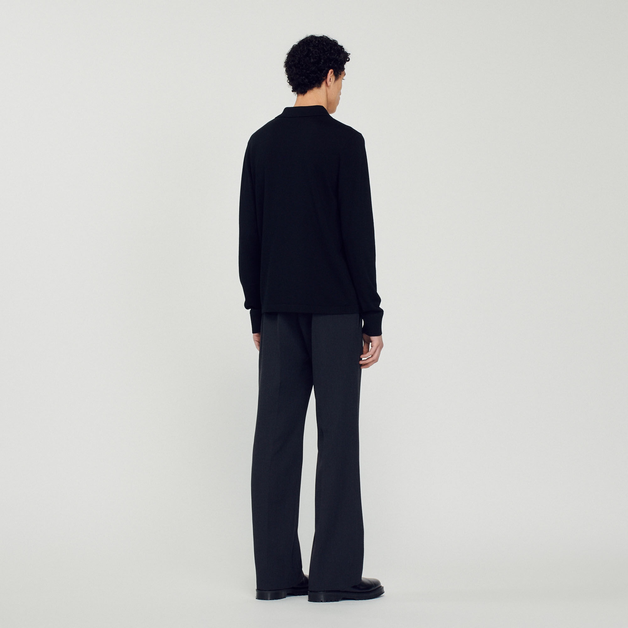 KNITTED POLO SWEATER - 5
